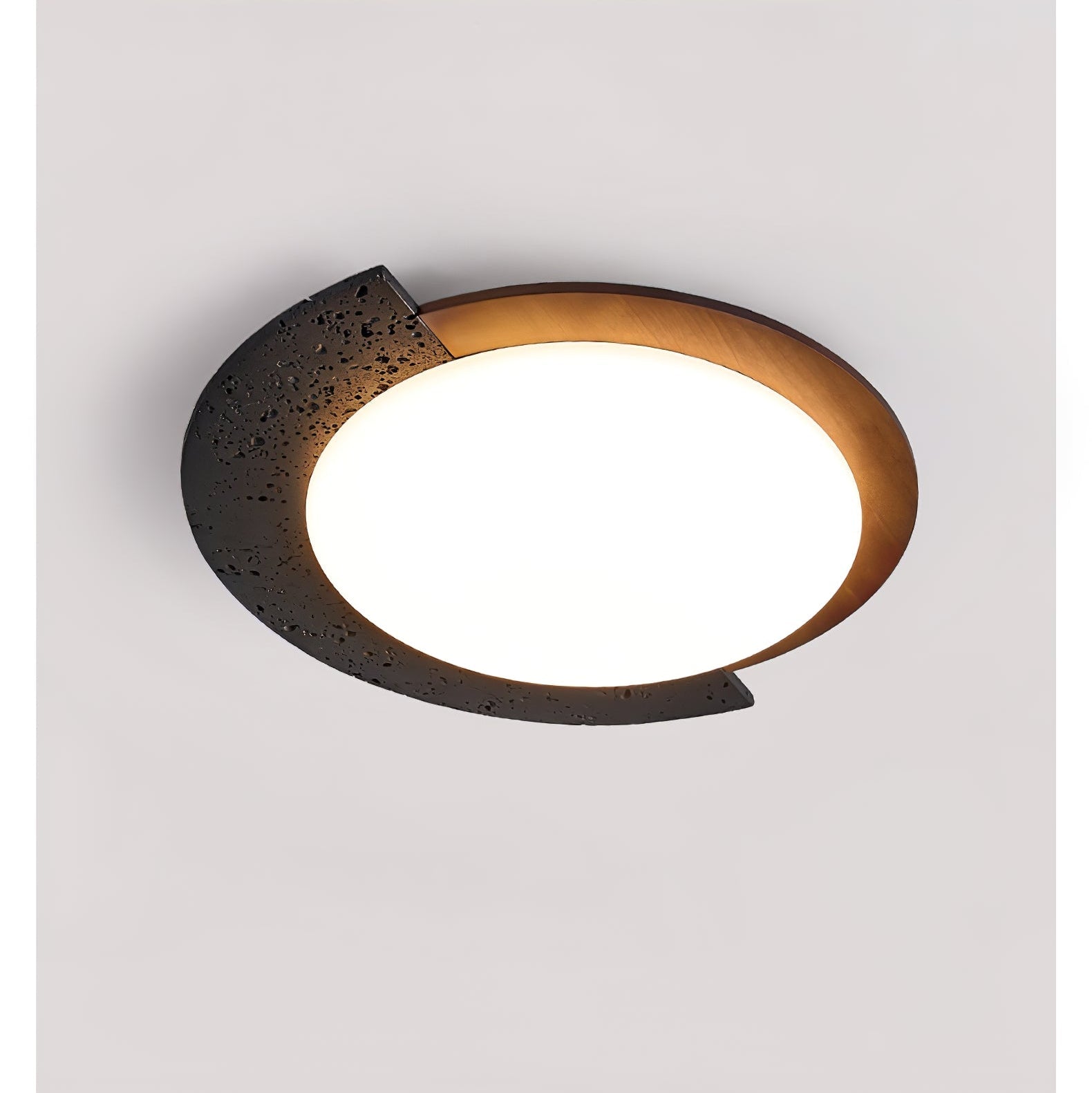 Ulvinor Asymmetrical Travertine Ceiling Light-Neutral Decor