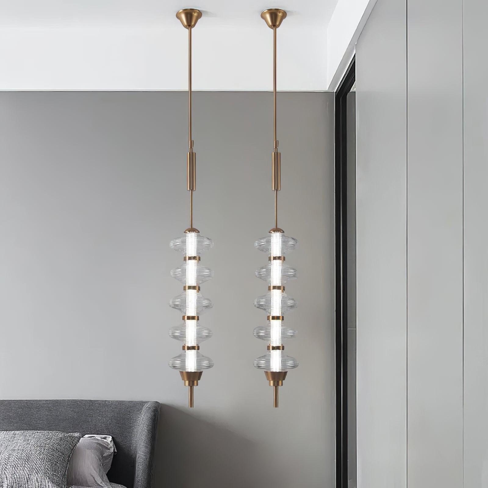 Vesperare Glass Pendant Light-Neutral Decor
