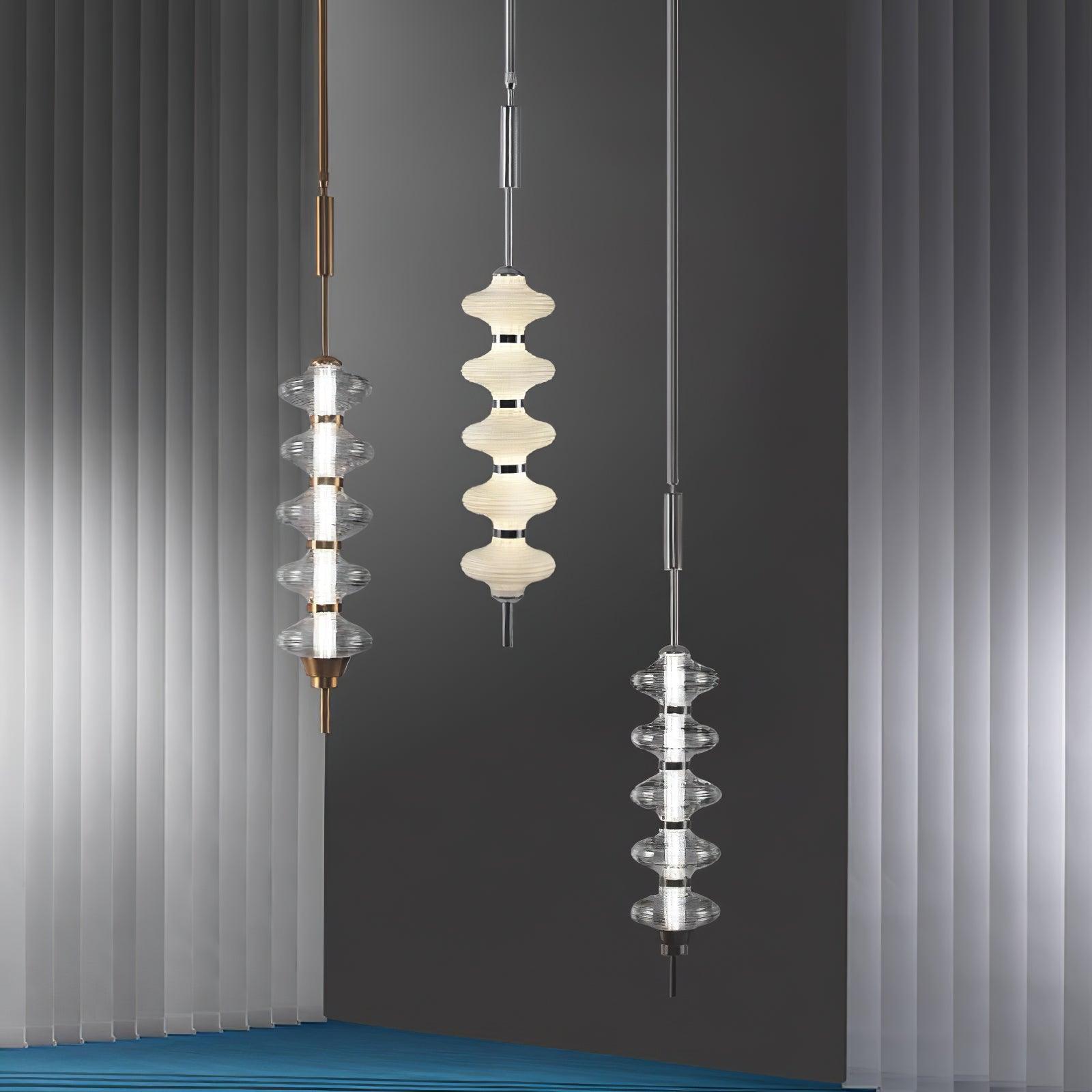 Vesperare Glass Pendant Light-Neutral Decor