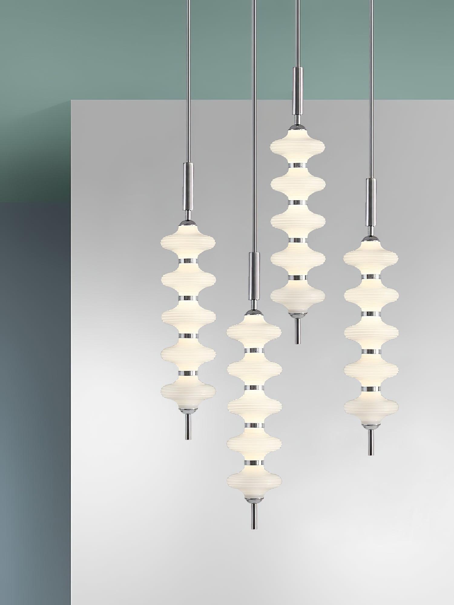 Vesperare Glass Pendant Light-Neutral Decor