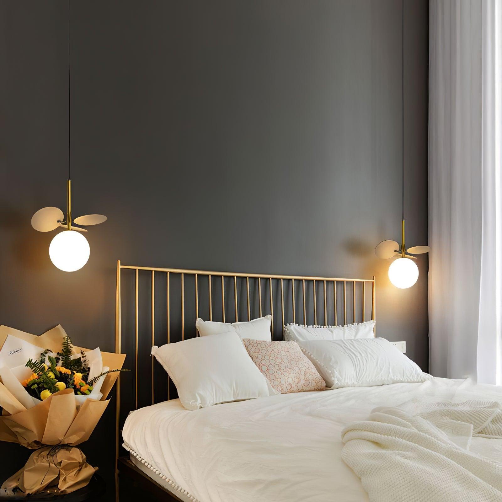 Ivphaus Glass Pendant Light-Neutral Decor