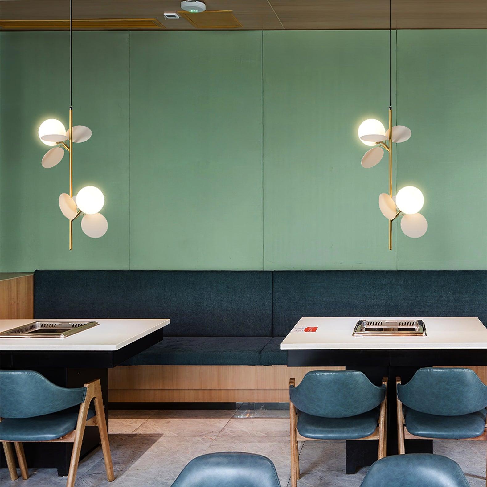 Ivphaus Glass Pendant Light-Neutral Decor