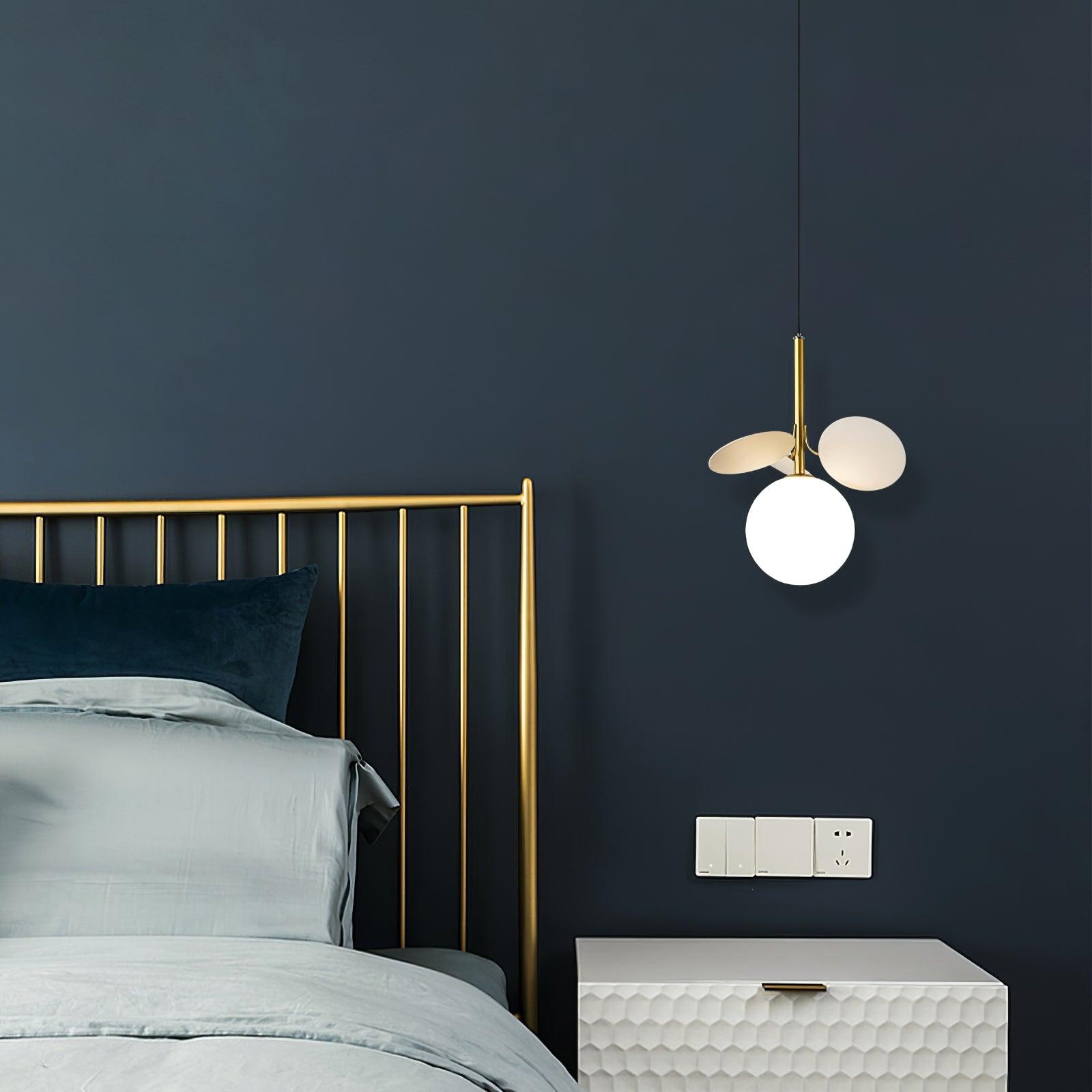 Ivphaus Glass Pendant Light-Neutral Decor