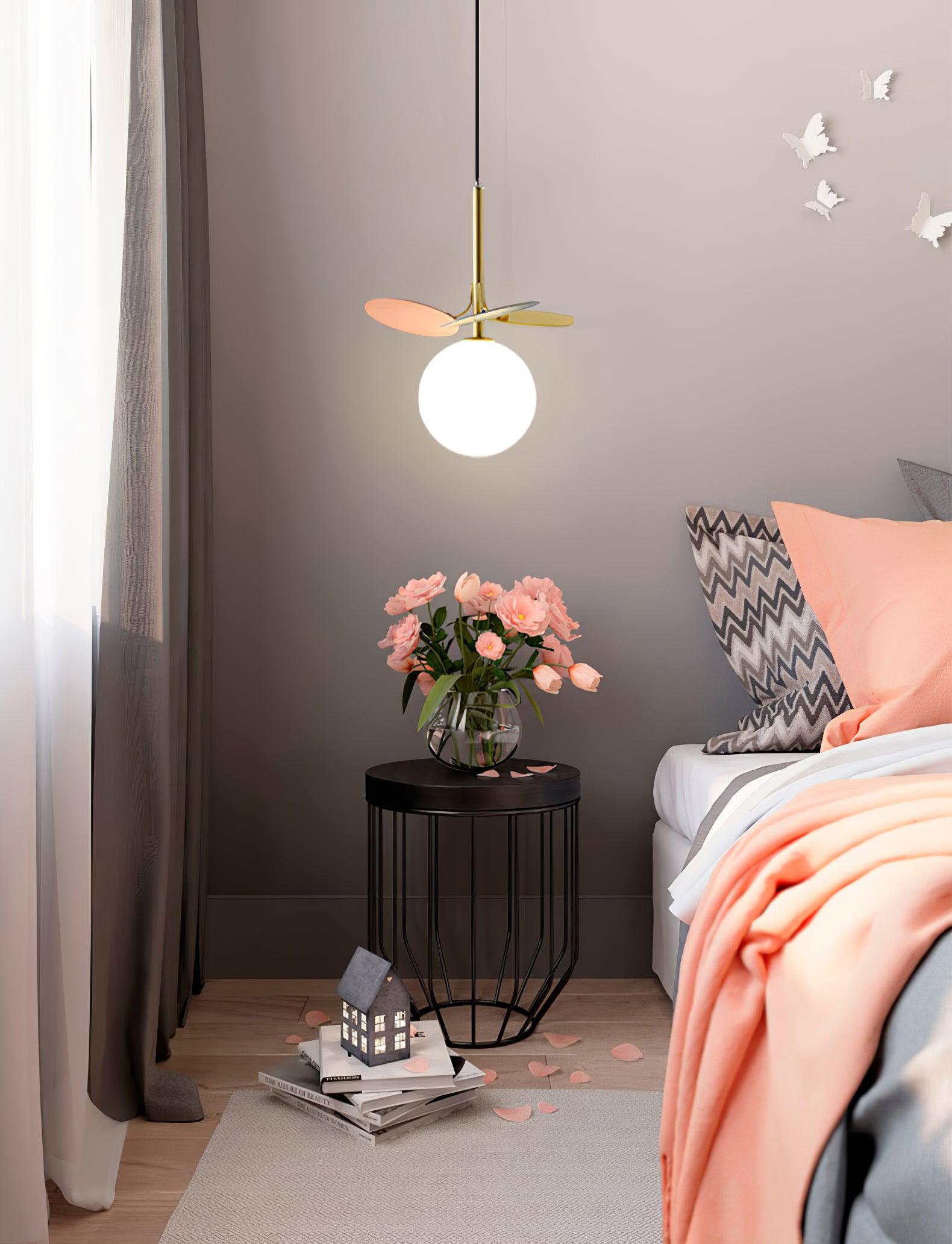 Ivphaus Glass Pendant Light-Neutral Decor