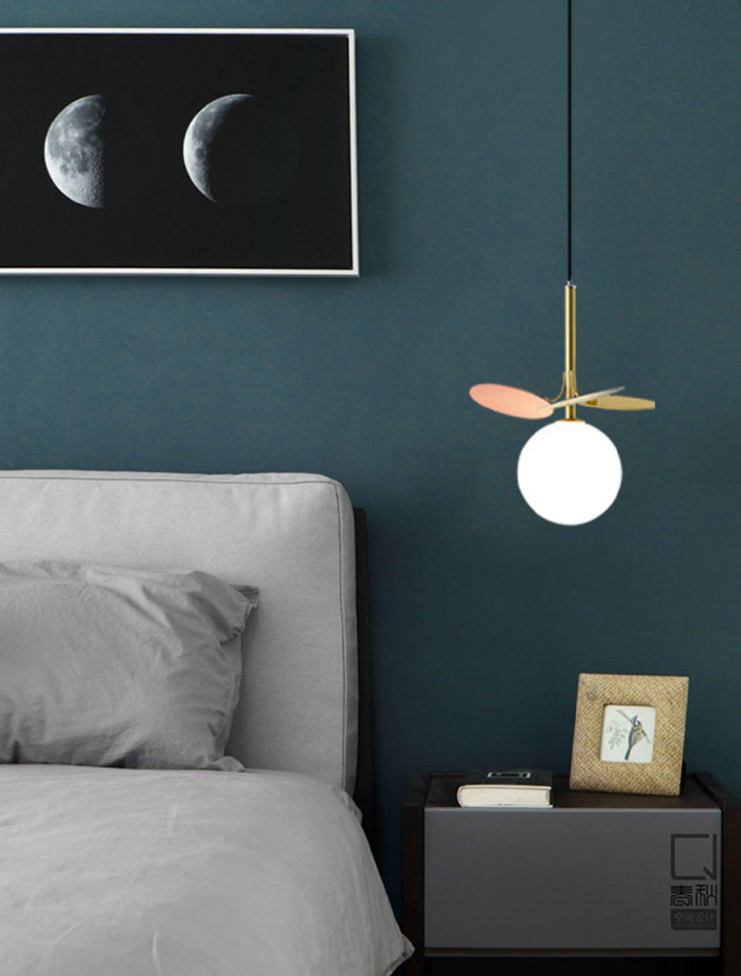 Ivphaus Glass Pendant Light-Neutral Decor