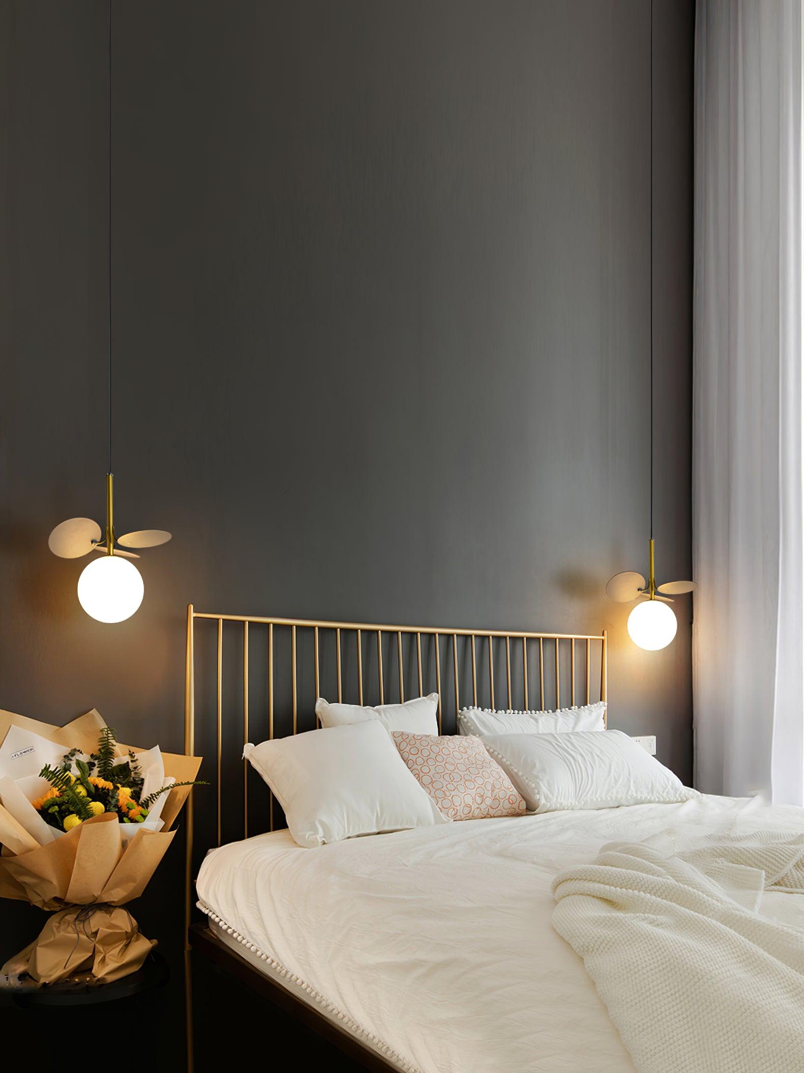 Ivphaus Glass Pendant Light-Neutral Decor