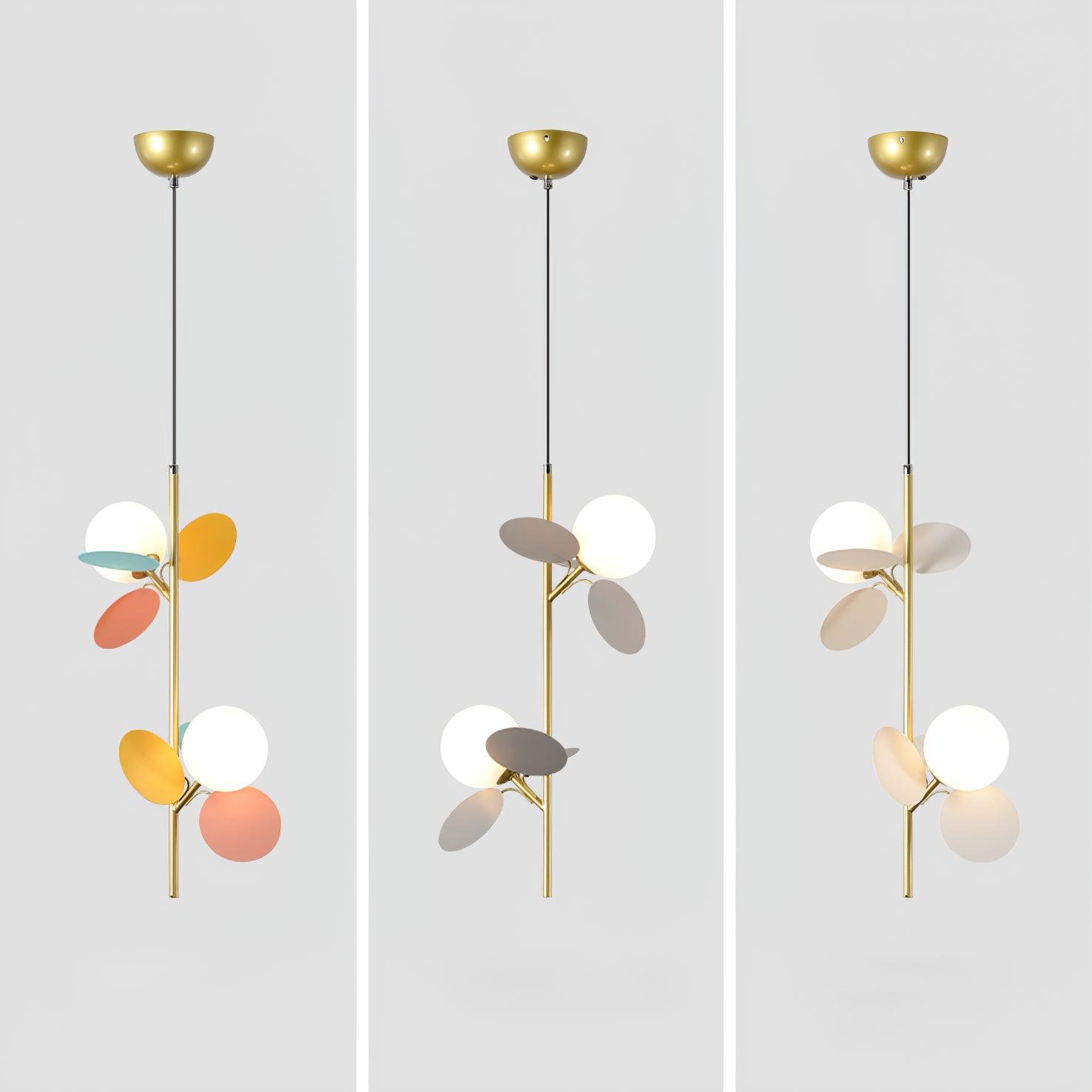 Ivphaus Glass Pendant Light-Neutral Decor