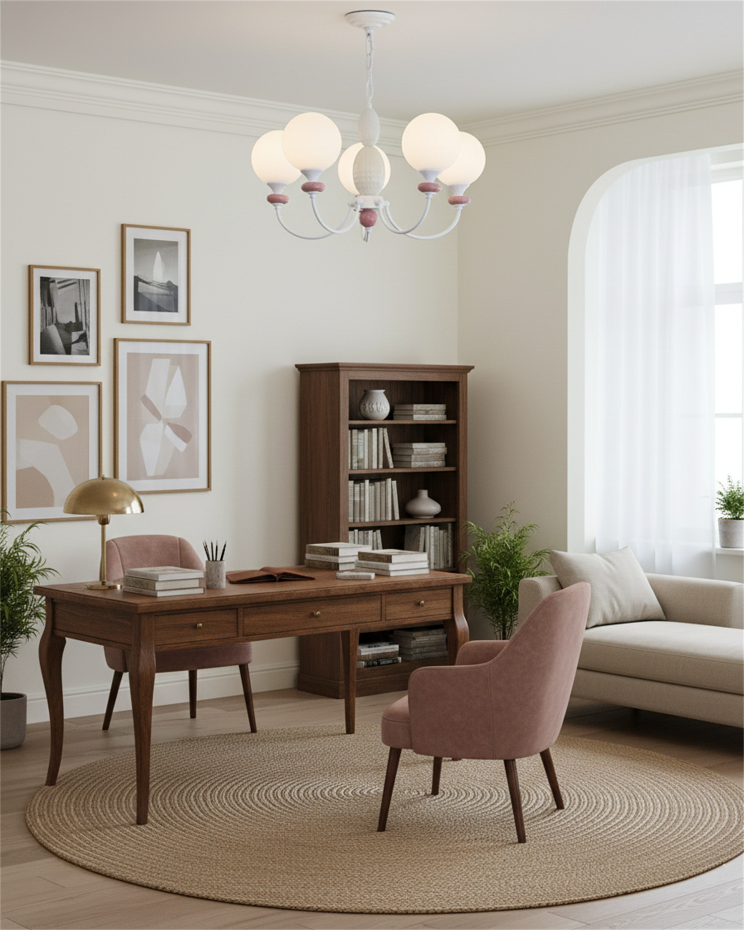 Ballet-Frost Chandelier