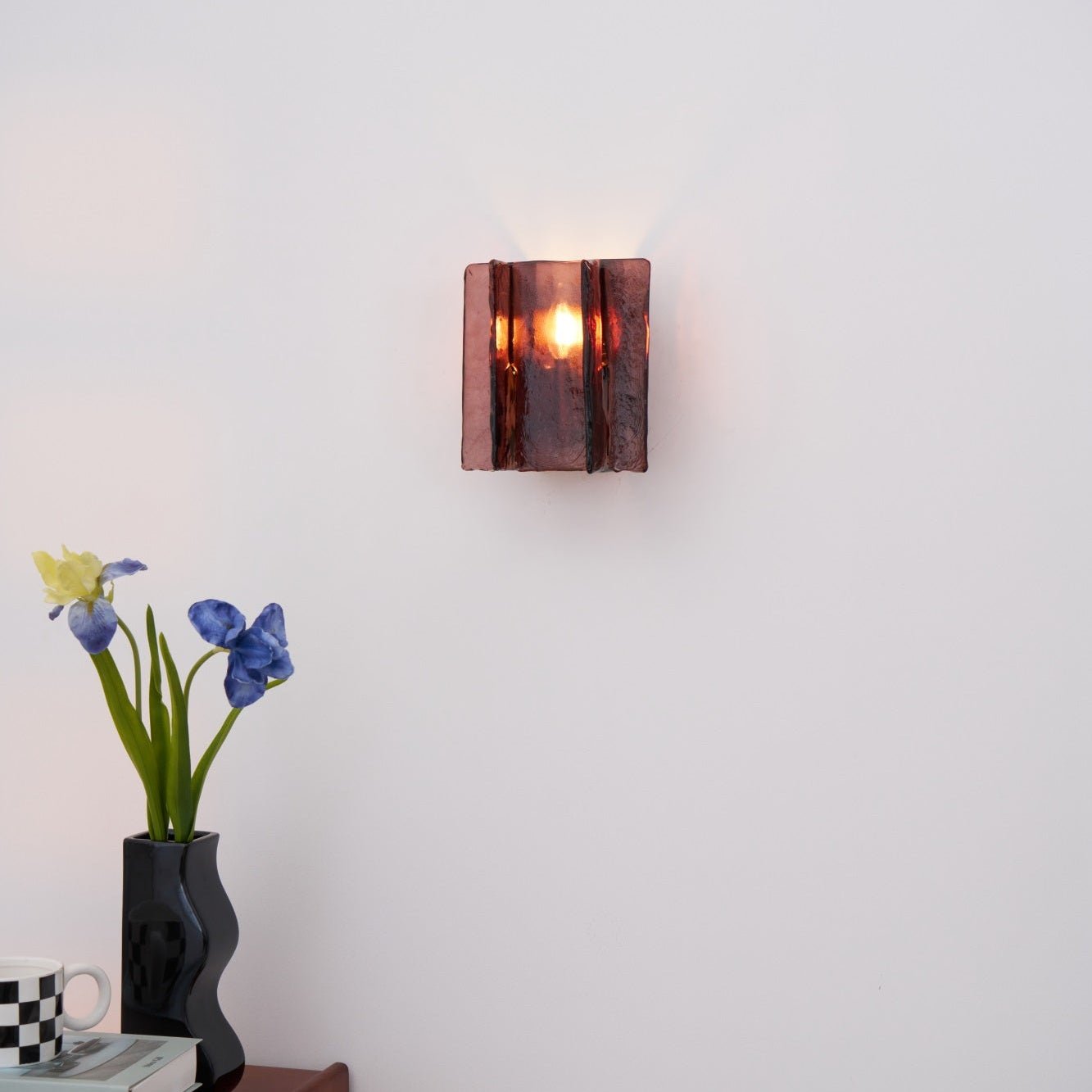 Erove Glass Artistic Wall Lamp-Neutral Decor