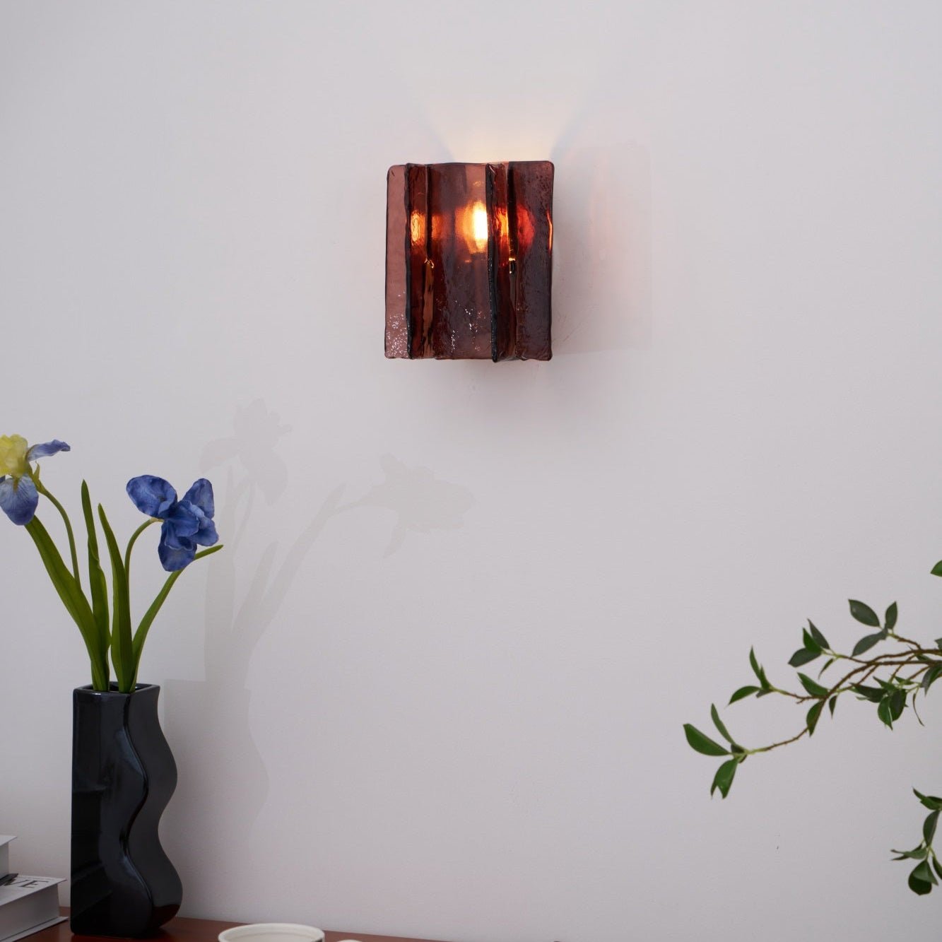 Lustra Wall Light Brass Glass Clear-Neutral Decor