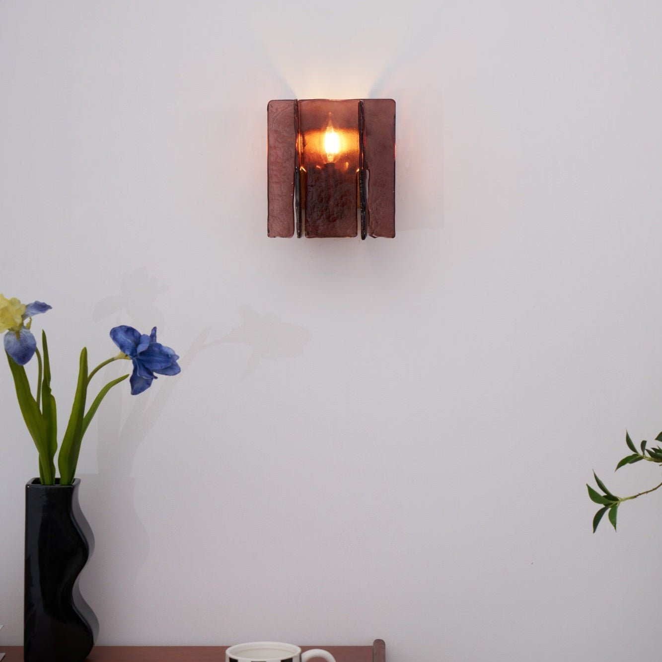 Erove Glass Artistic Wall Lamp-Neutral Decor