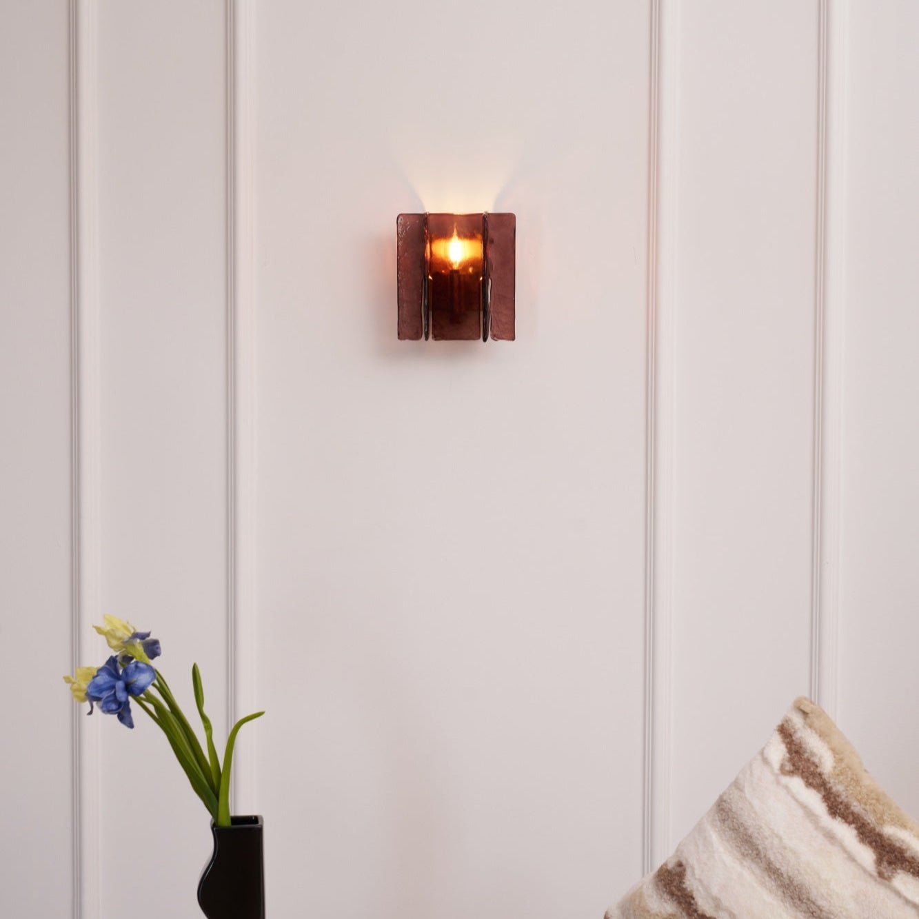 Erove Glass Artistic Wall Lamp-Neutral Decor