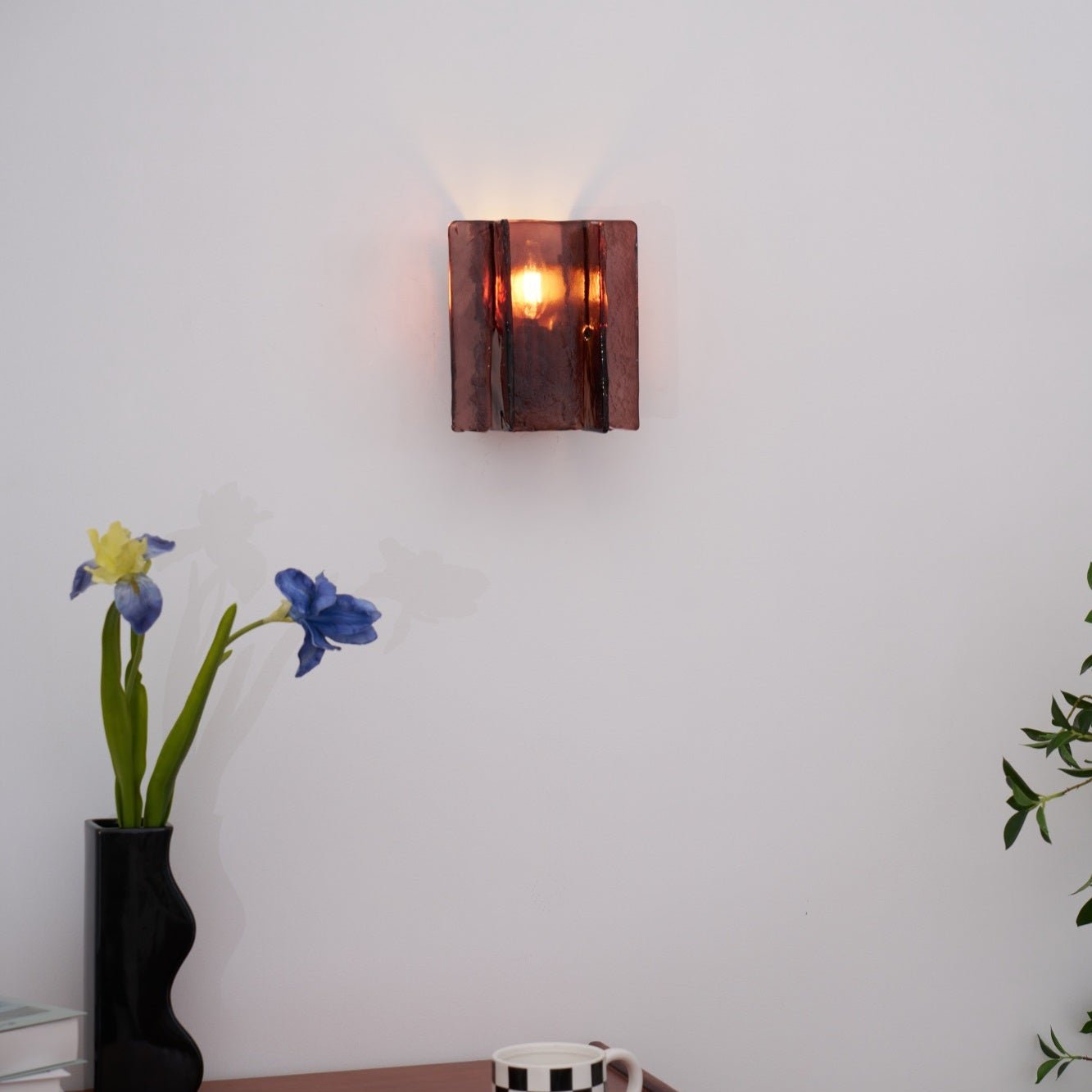 Erove Glass Artistic Wall Lamp-Neutral Decor