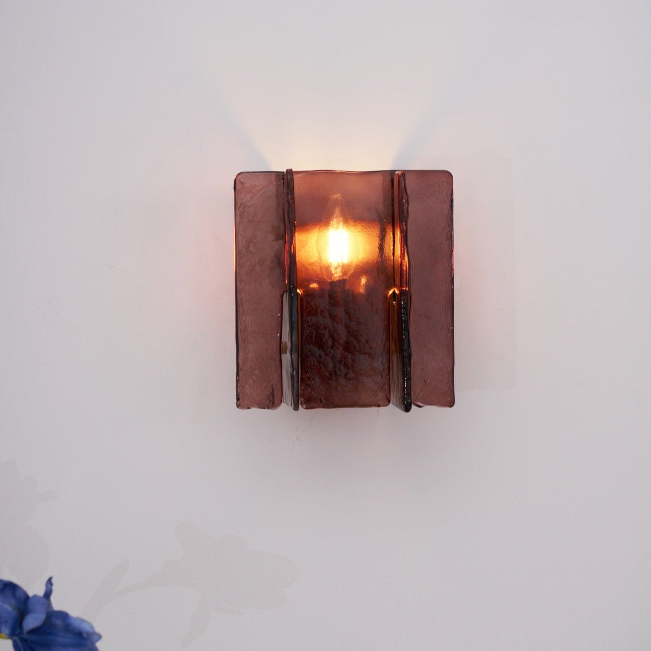 Lustra Wall Light Brass Glass Clear-Neutral Decor