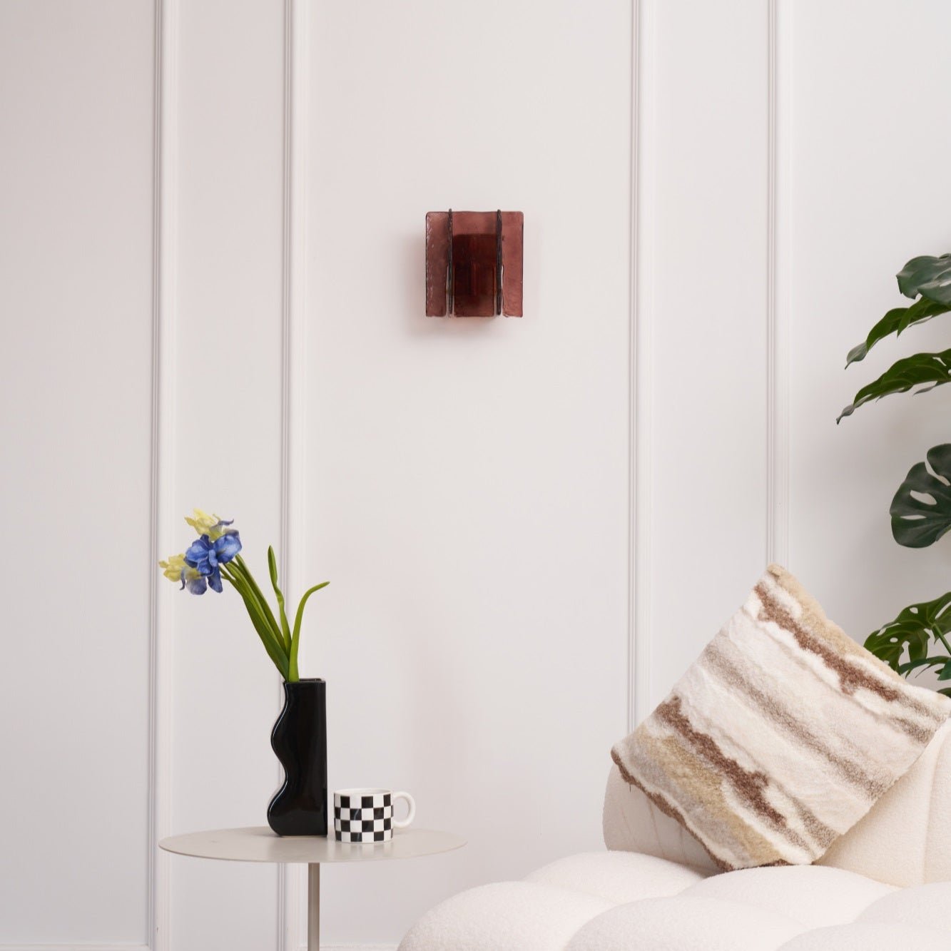 Erove Glass Artistic Wall Lamp-Neutral Decor