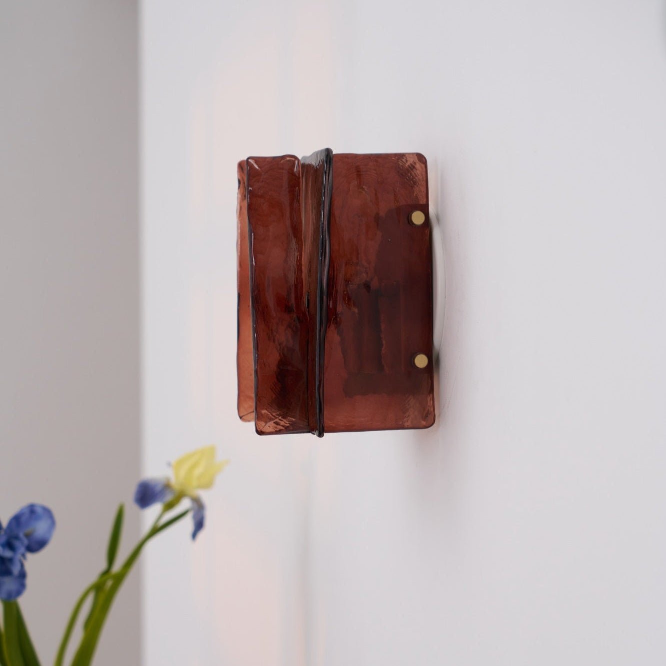 Lustra Wall Light Brass Glass Clear-Neutral Decor