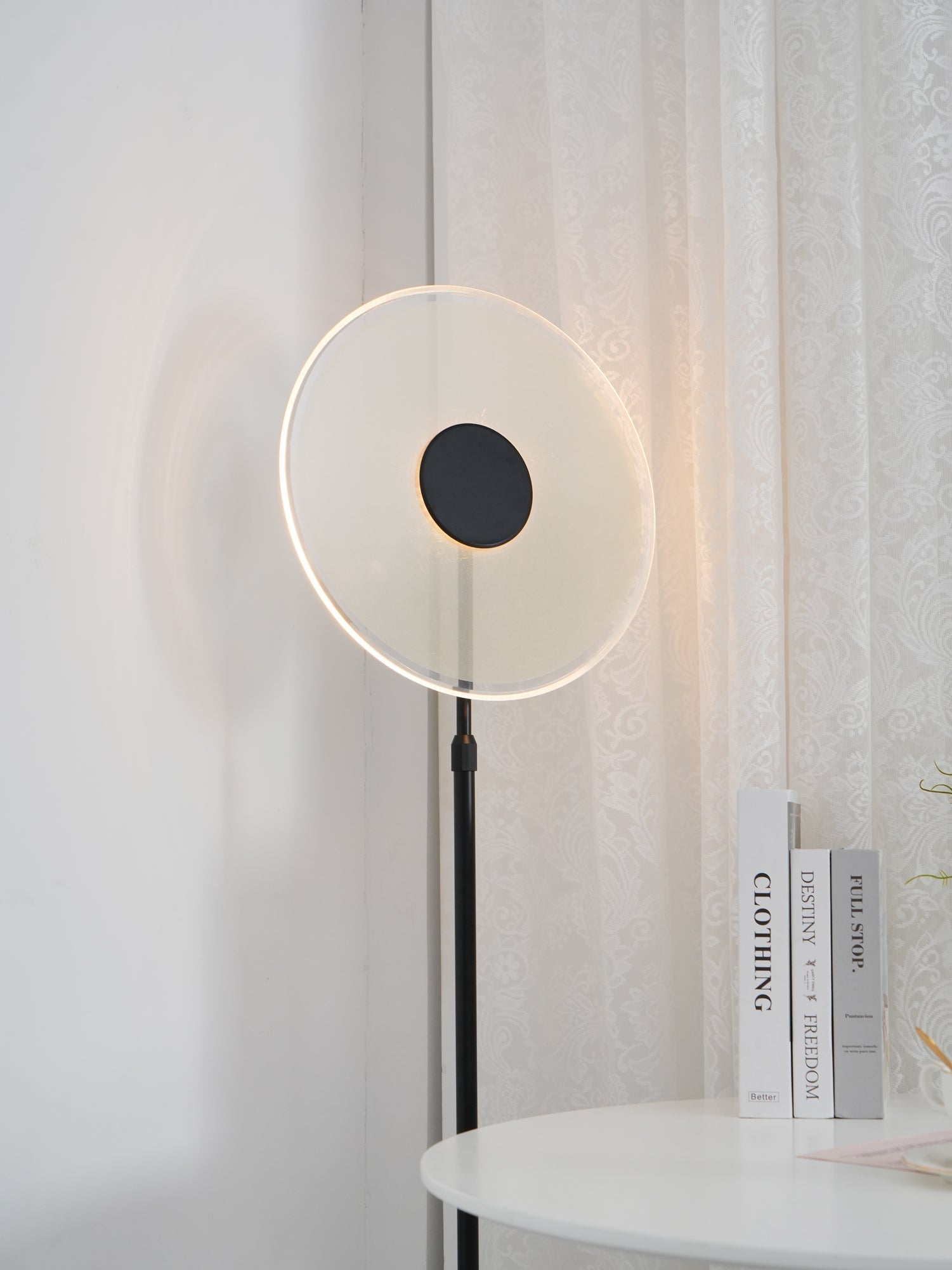 Abir Minimalist Floor Lamp-Neutral Decor