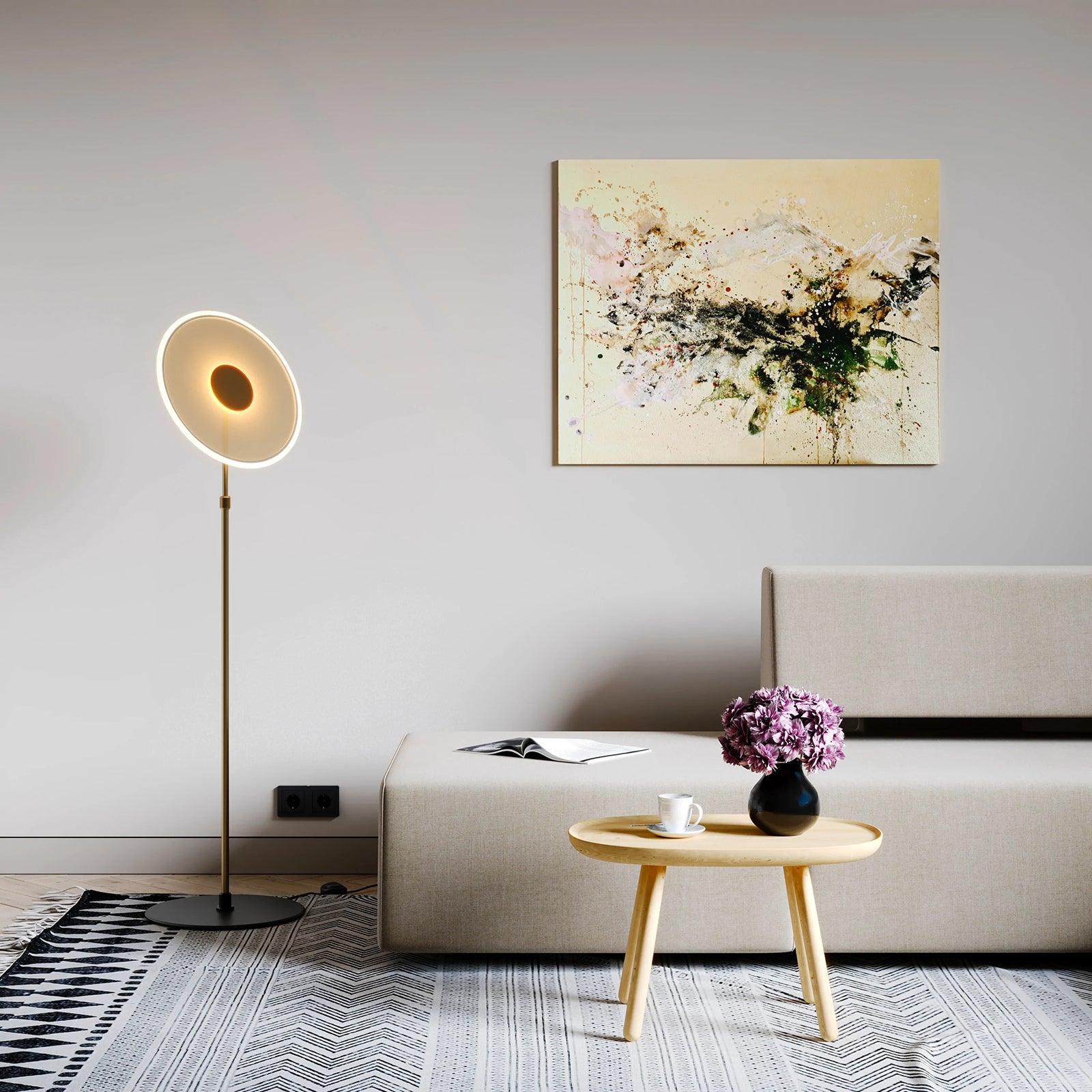 Abir Minimalist Floor Lamp-Neutral Decor