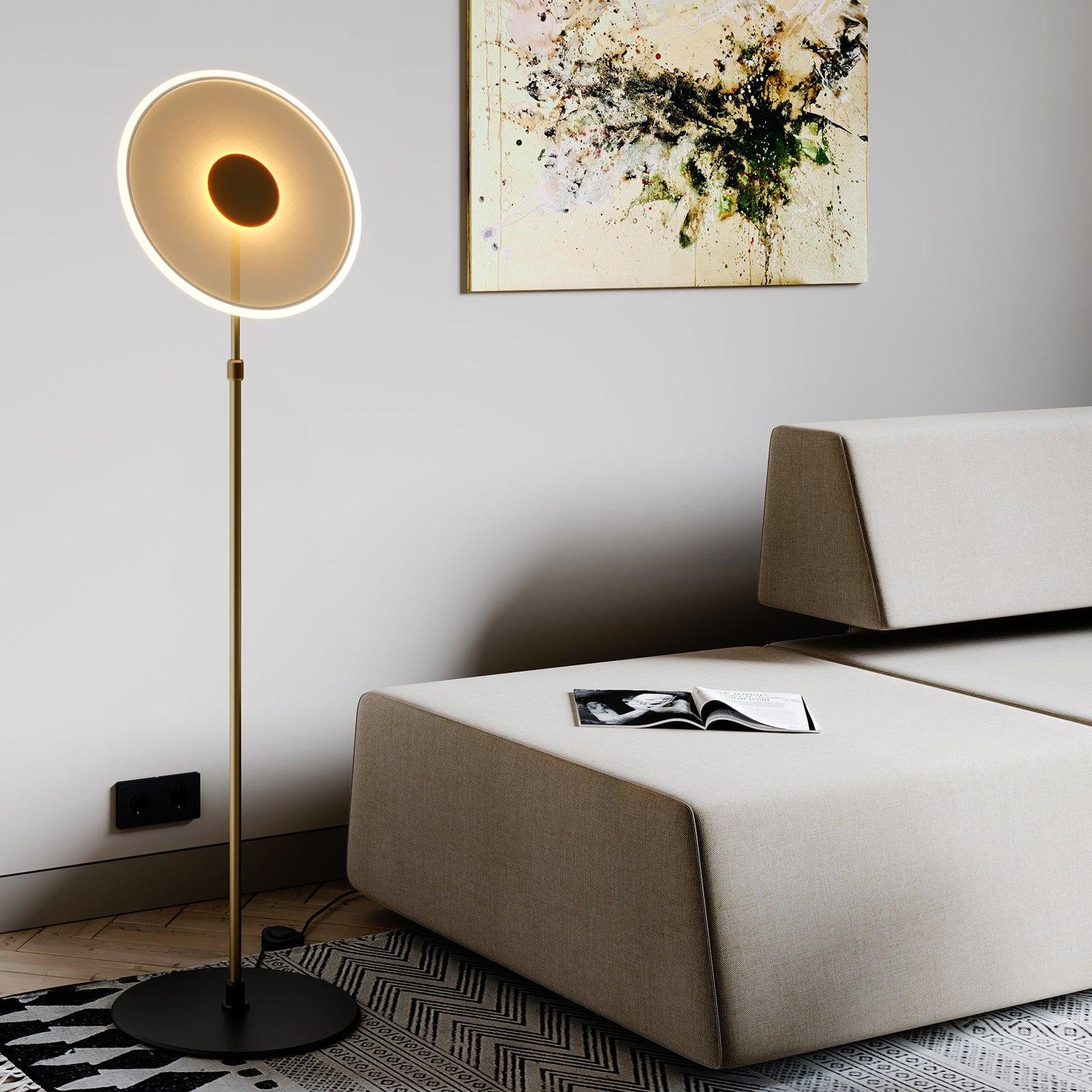 Abir Minimalist Floor Lamp-Neutral Decor