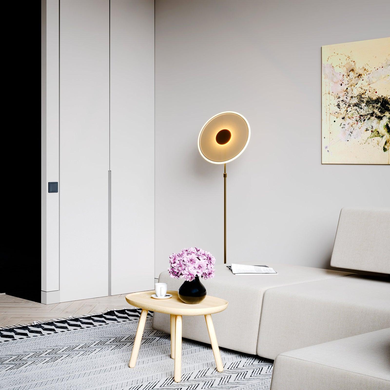 Abir Minimalist Floor Lamp-Neutral Decor
