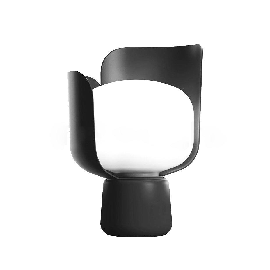 Zuri Plastic Minimalist Table Lamp-Neutral Decor