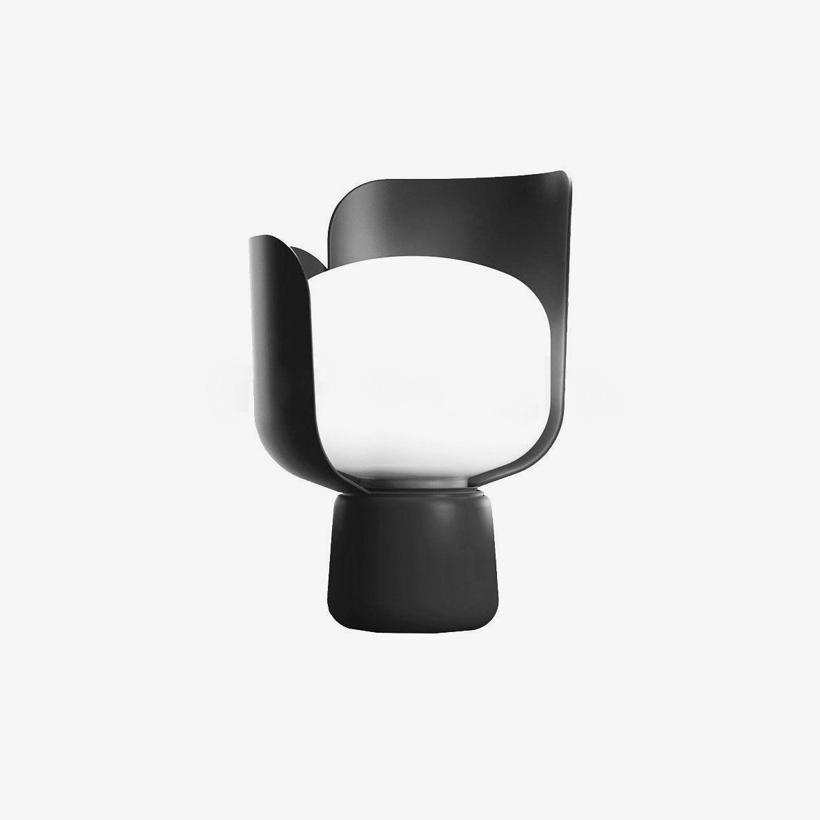 Zuri Plastic Minimalist Table Lamp-Neutral Decor