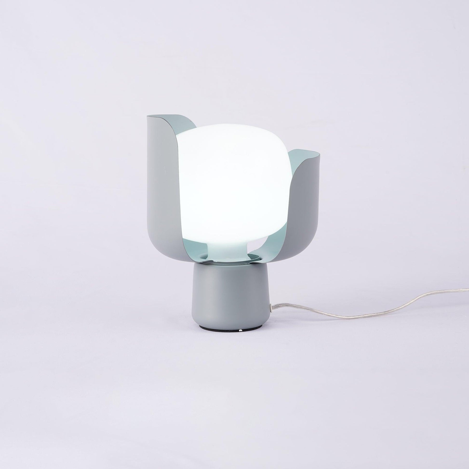 Zuri Plastic Minimalist Table Lamp-Neutral Decor