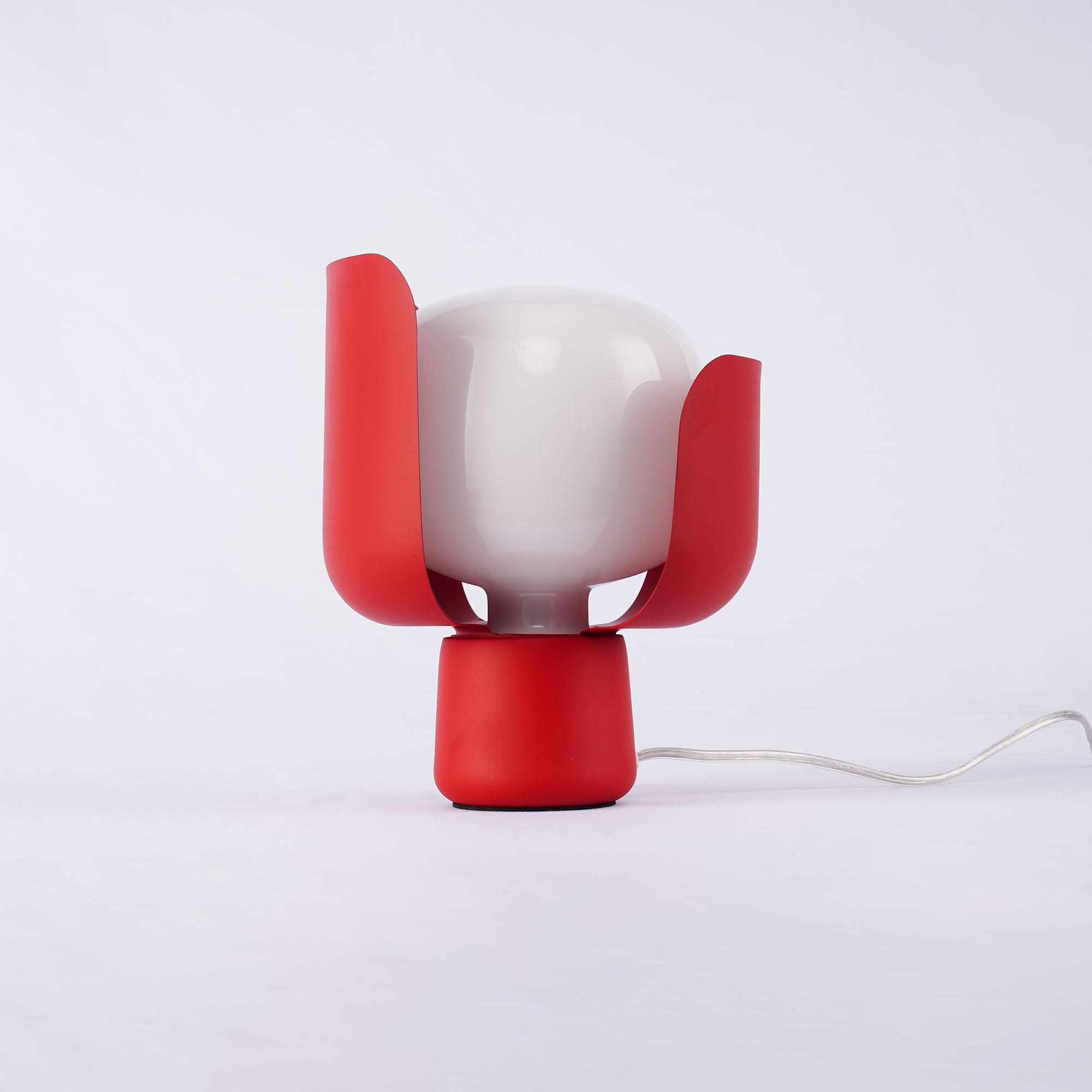 Zuri Plastic Minimalist Table Lamp-Neutral Decor