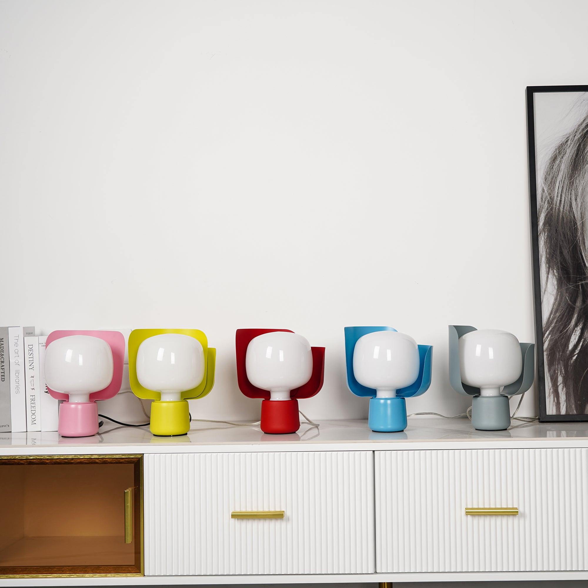 Zuri Plastic Minimalist Table Lamp-Neutral Decor