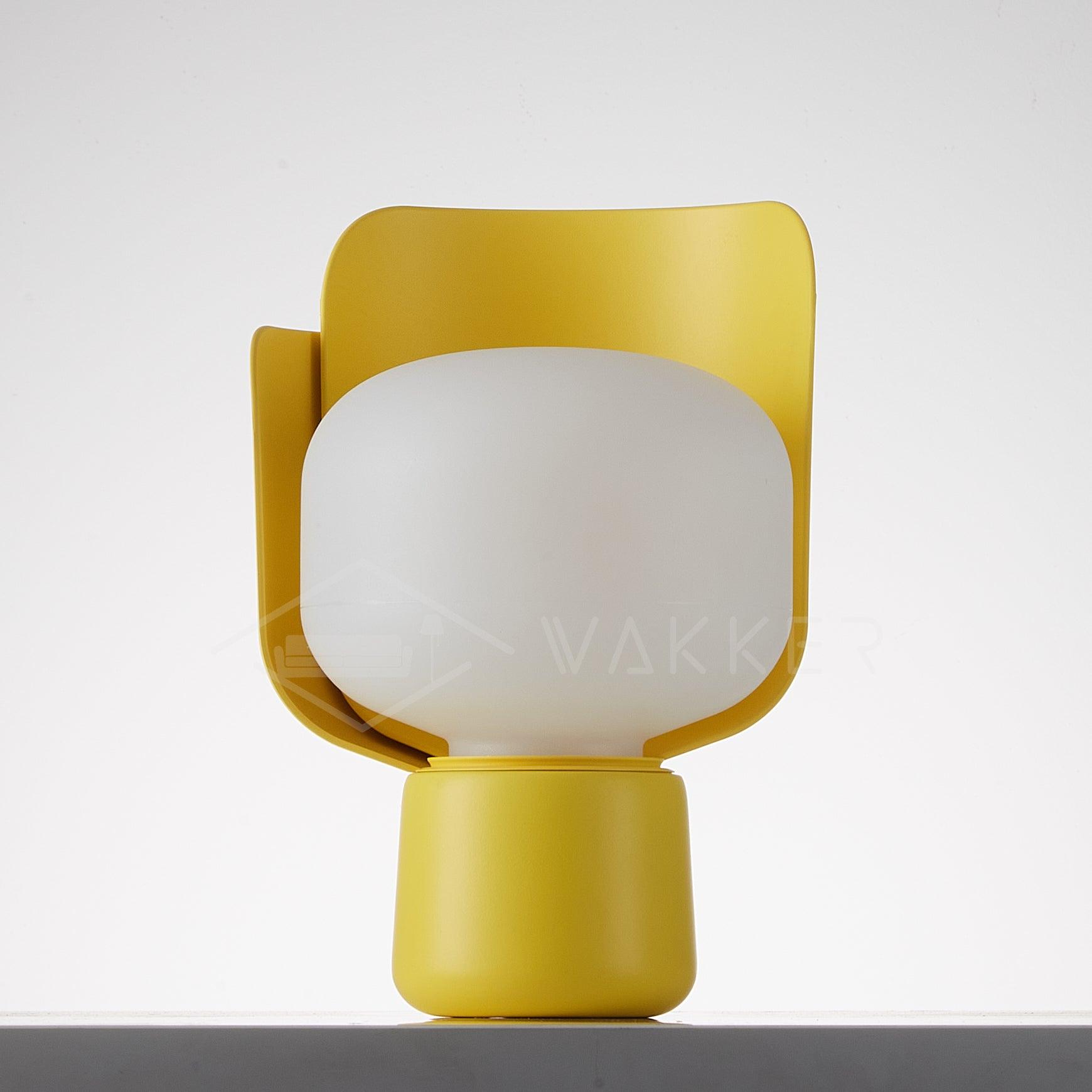 Zuri Plastic Minimalist Table Lamp-Neutral Decor