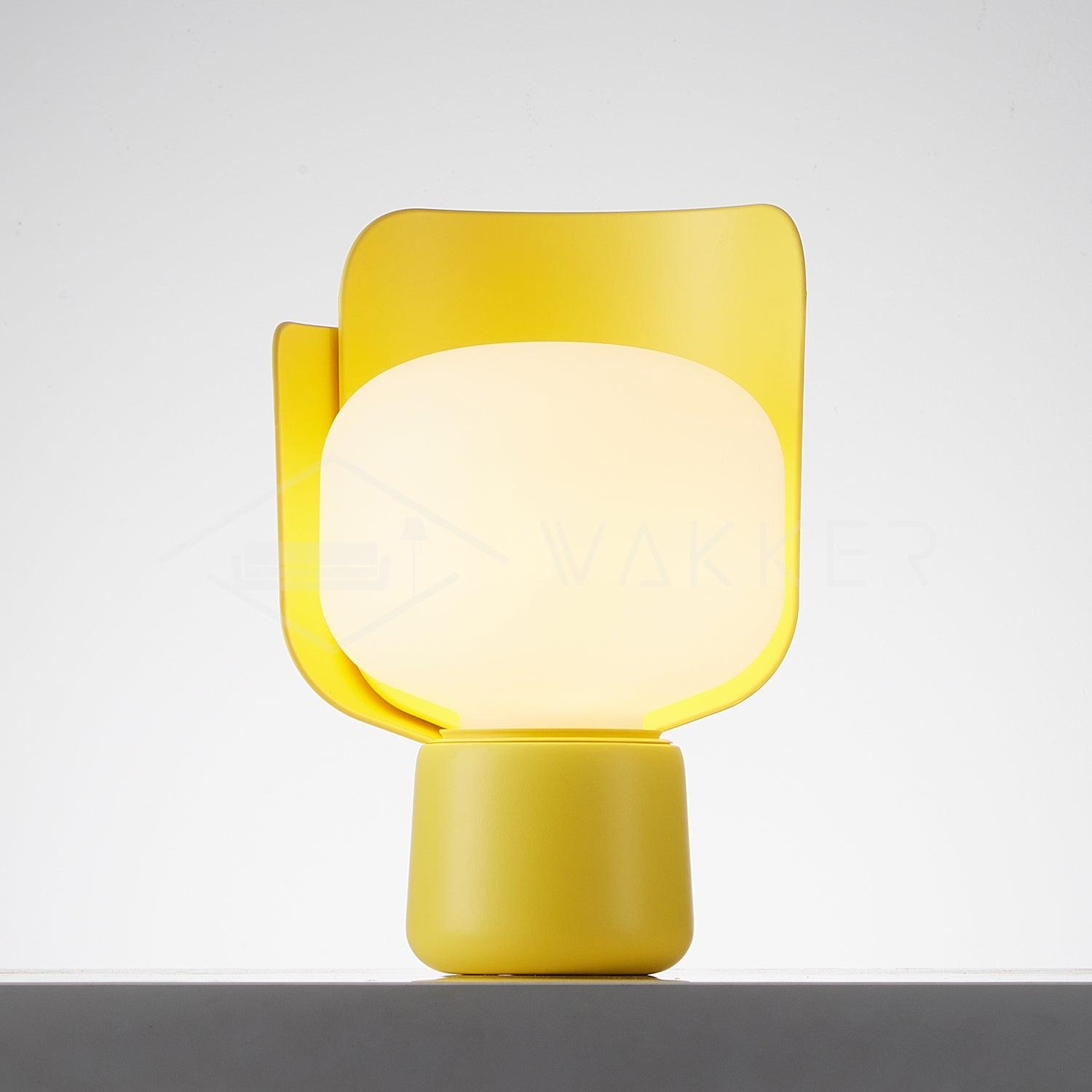 Zuri Plastic Minimalist Table Lamp-Neutral Decor