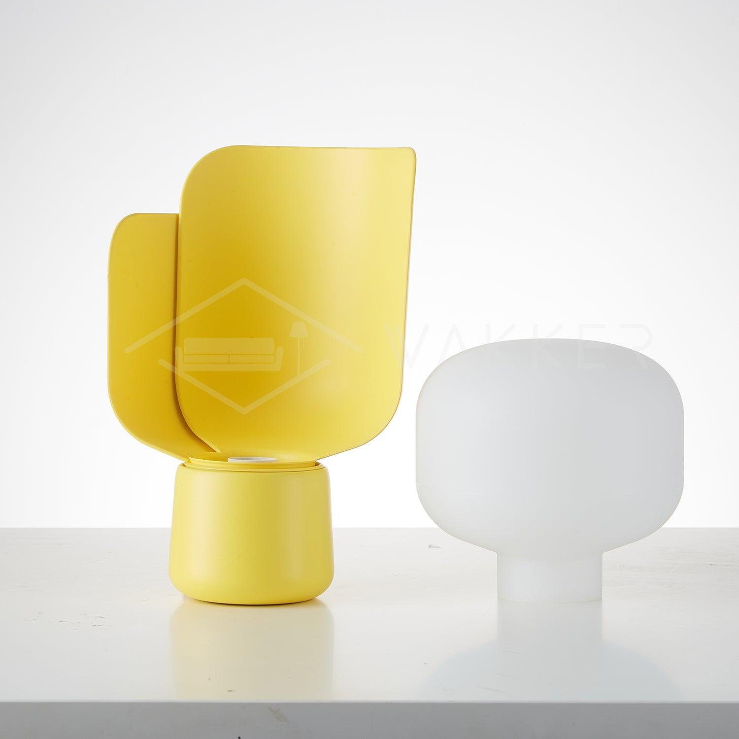 Zuri Plastic Minimalist Table Lamp-Neutral Decor