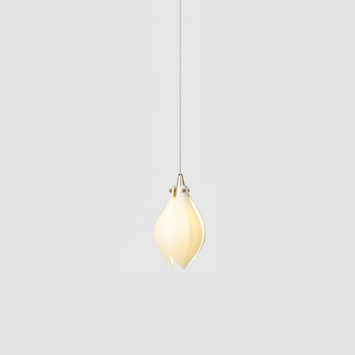 Lustra Pendant Lamp White Floral Ceramic-Neutral Decor