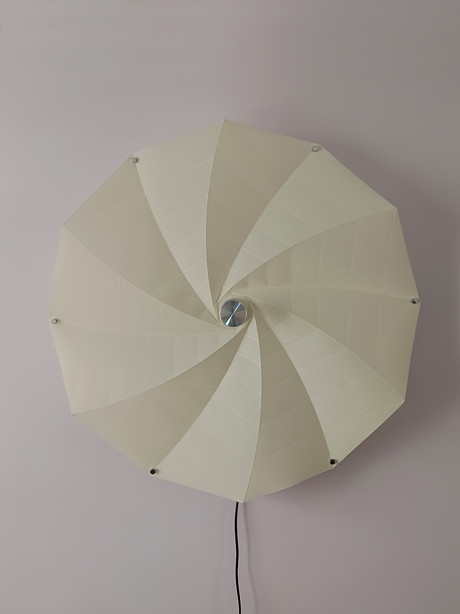 Vadorir Spiral Fabric Pendant Light-Neutral Decor