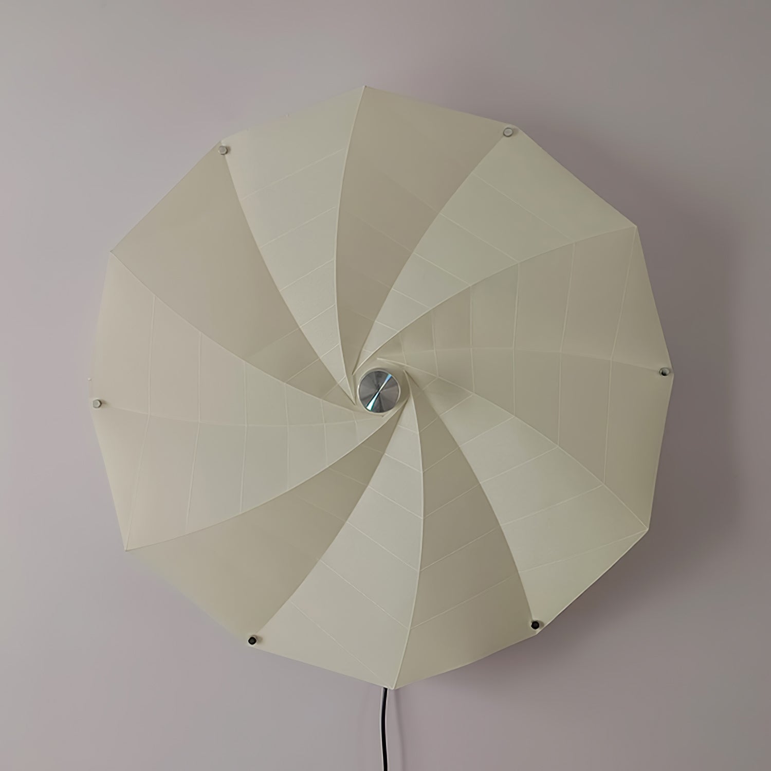 Vadorir Spiral Fabric Pendant Light-Neutral Decor