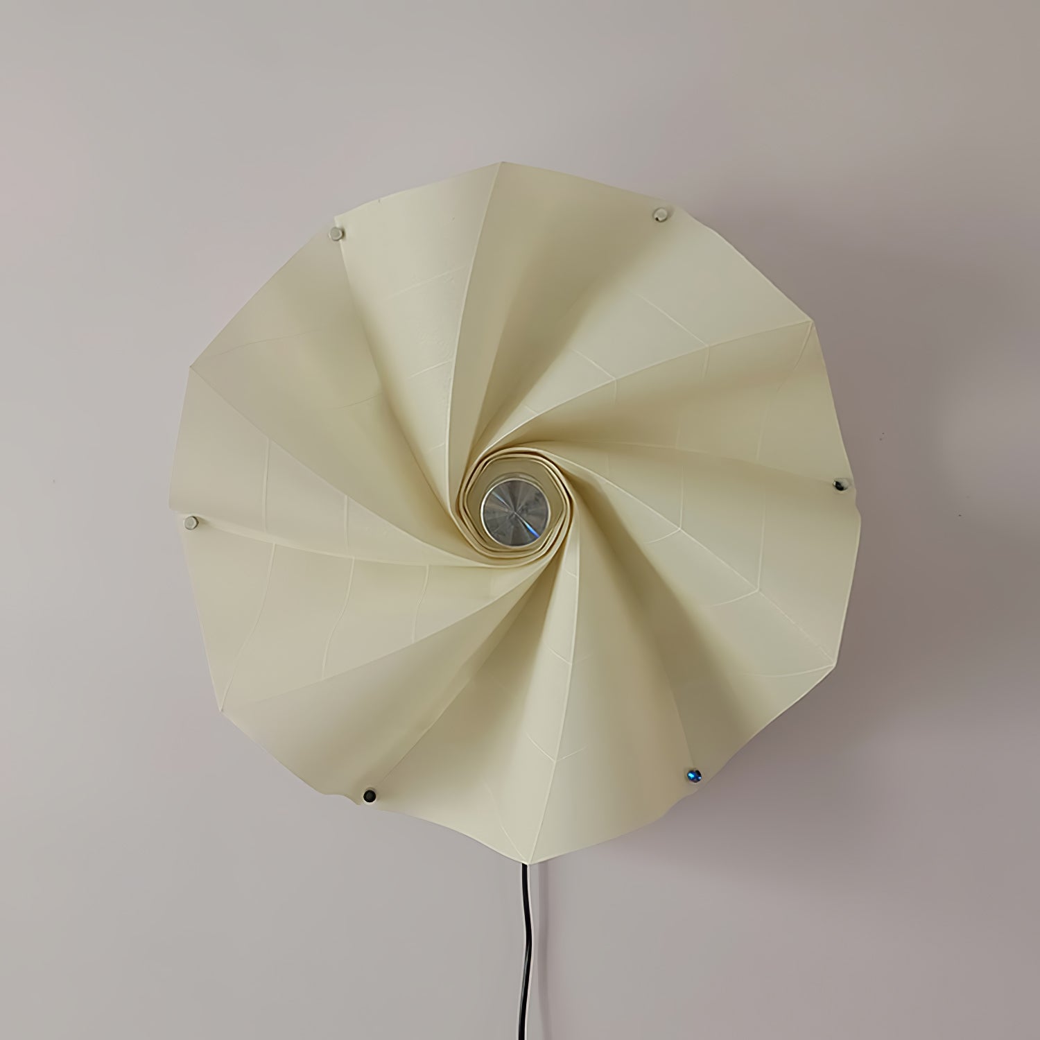 Vadorir Spiral Fabric Pendant Light-Neutral Decor