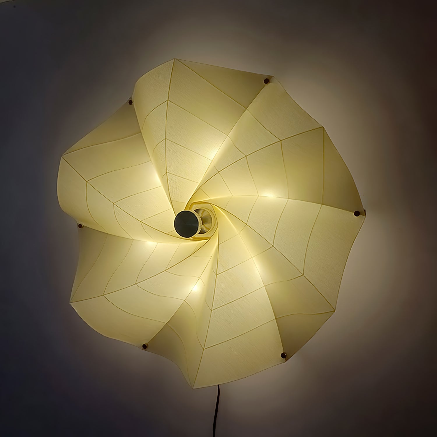 Vadorir Spiral Fabric Pendant Light-Neutral Decor