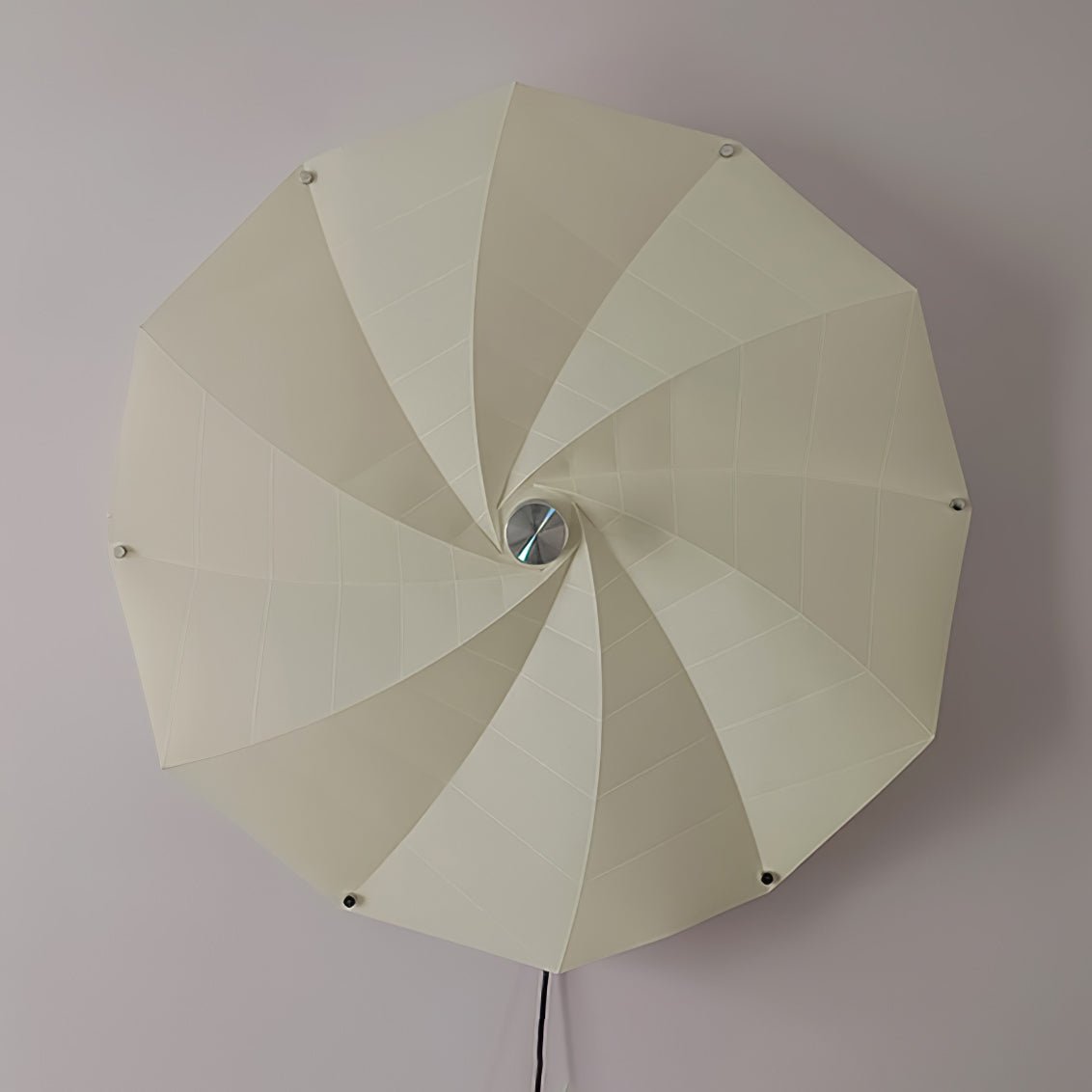 Vadorir Spiral Fabric Pendant Light-Neutral Decor