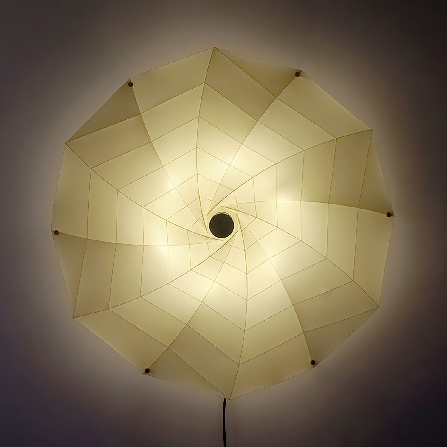 Vadorir Spiral Fabric Pendant Light-Neutral Decor