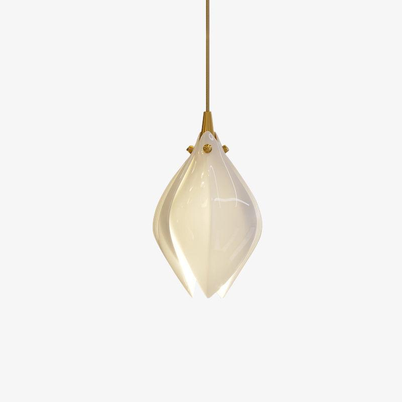 Lustra Pendant Lamp White Floral Ceramic-Neutral Decor