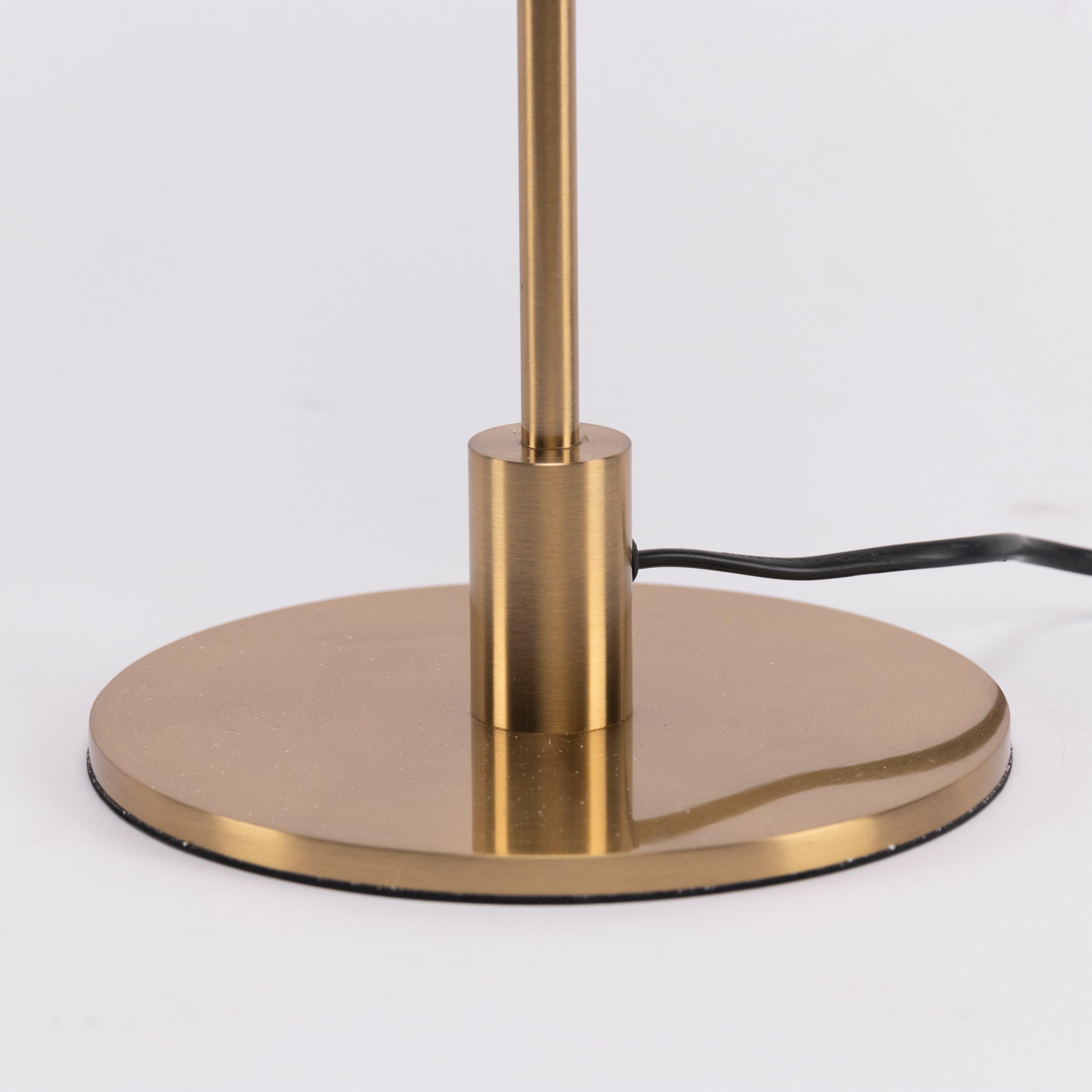 Salem Table Lamp Clear Glass Shade Wood Base-Neutral Decor