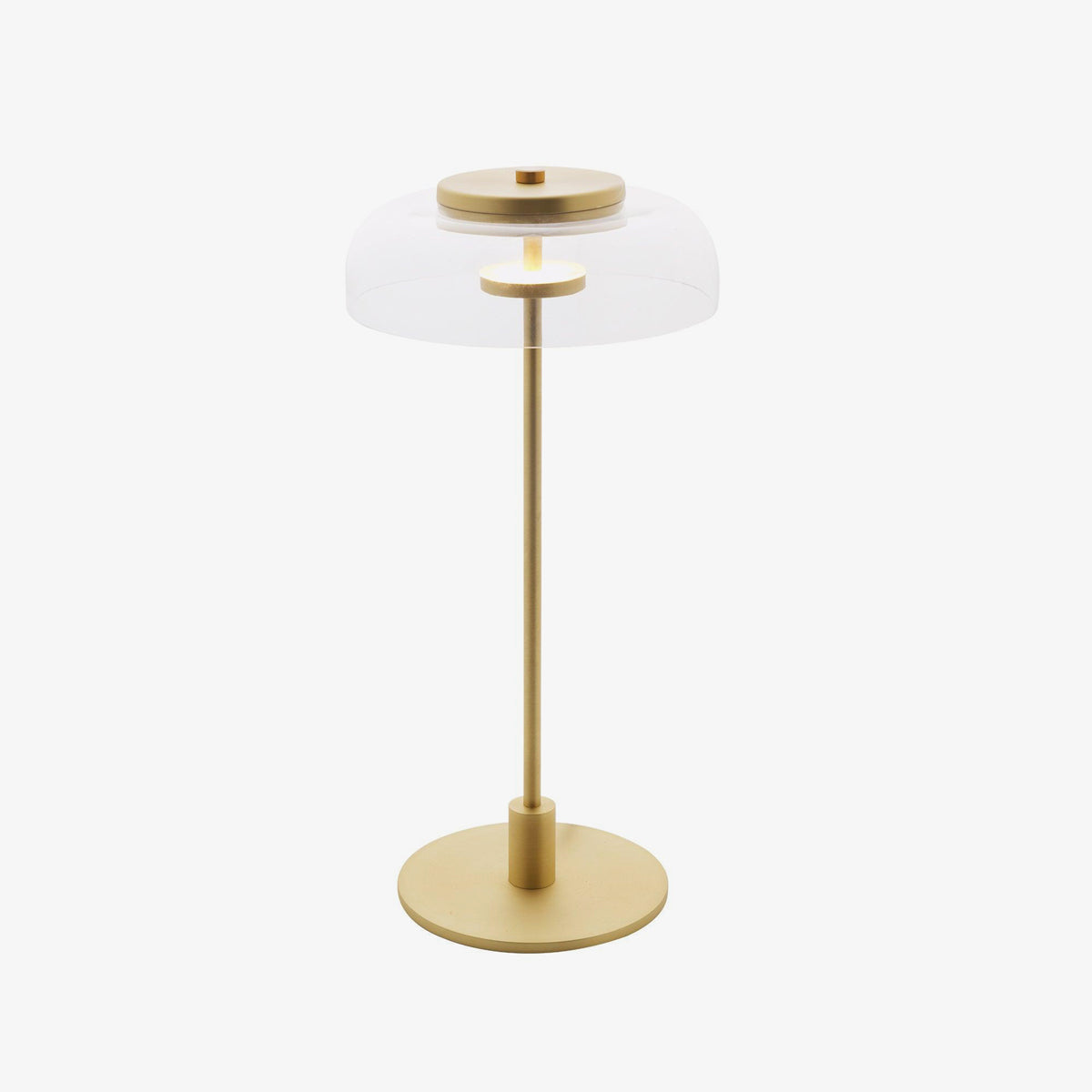 Salem Table Lamp Clear Glass Shade Wood Base-Neutral Decor