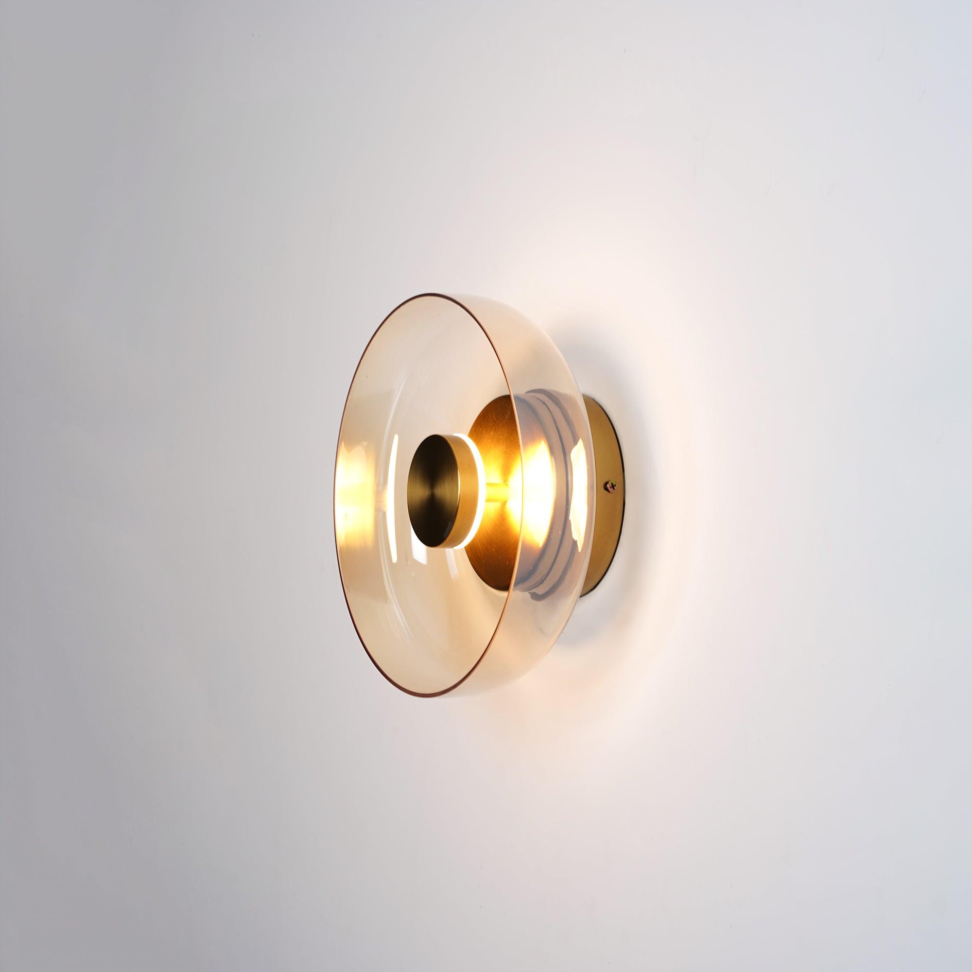Lomino Premium Nordic Art Glass Wall Light-Neutral Decor