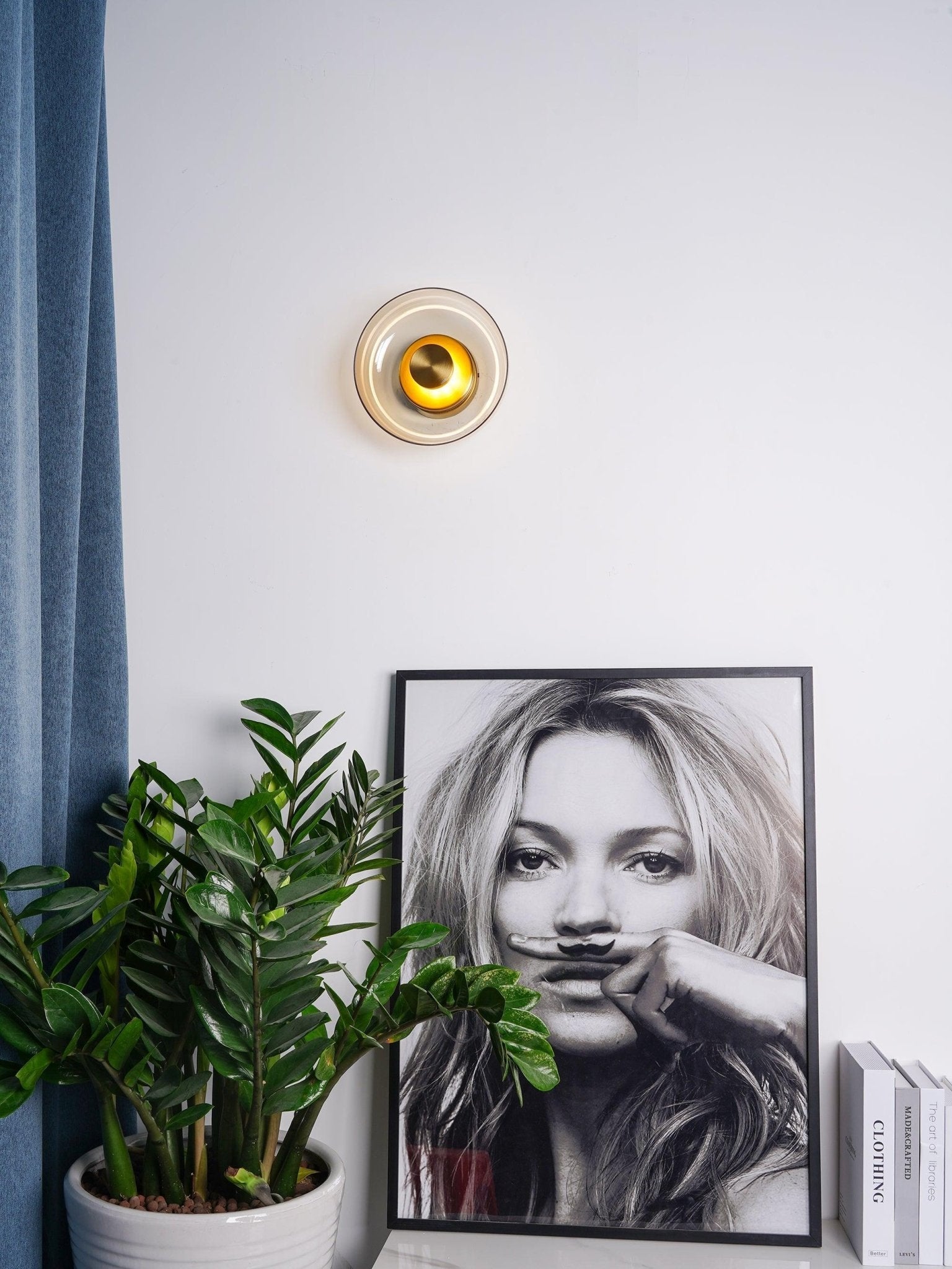 Lomino Premium Nordic Art Glass Wall Light-Neutral Decor