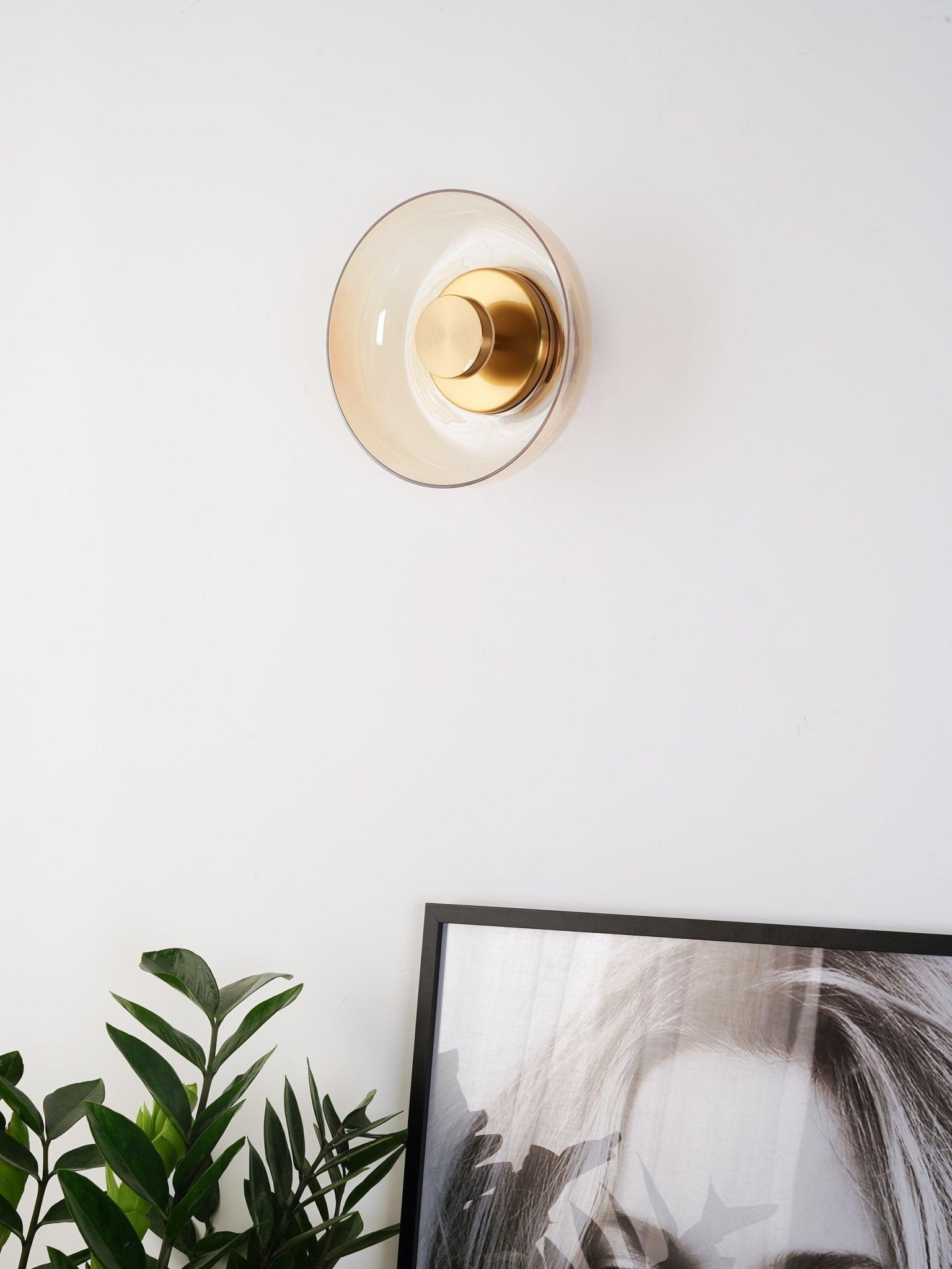Lomino Premium Nordic Art Glass Wall Light-Neutral Decor