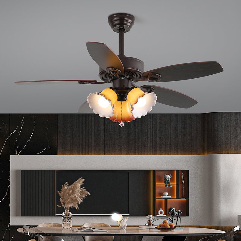 Elora Vintage Ceiling Fan Light-Neutral Decor