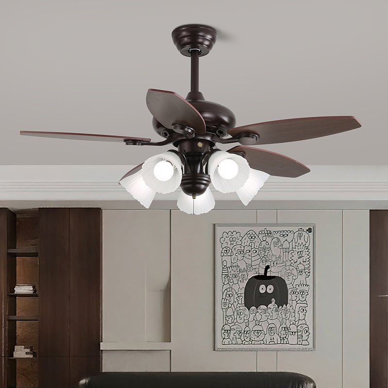 Elora Vintage Ceiling Fan Light-Neutral Decor