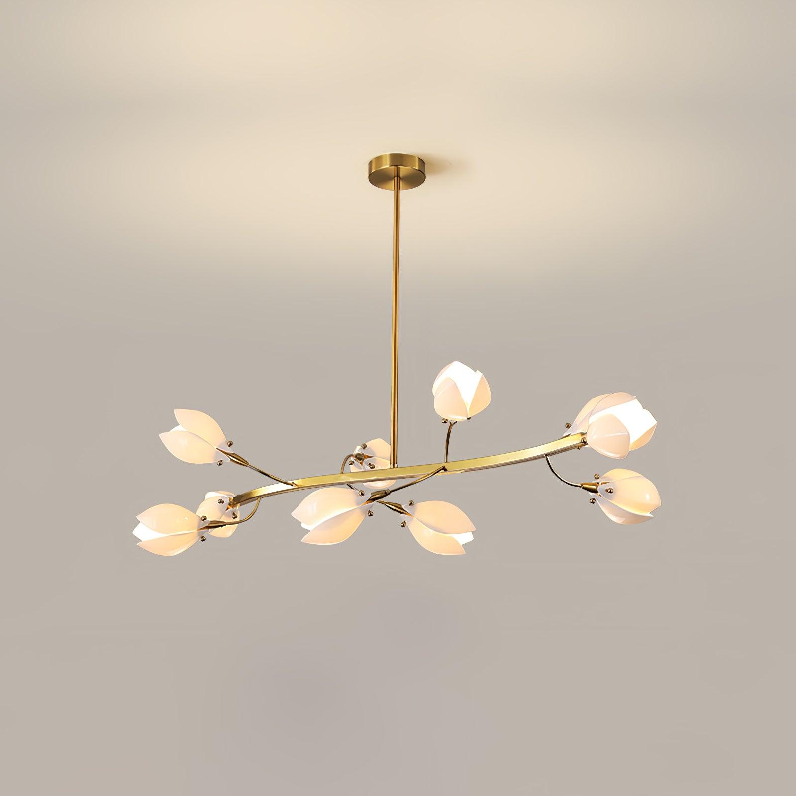 Uvess Premium Elegance Ceramic Chandelier-Neutral Decor
