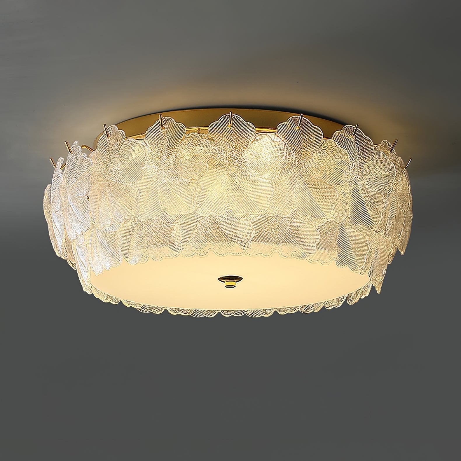 Otharis Blossom Cluster Glass Ceiling Light-Neutral Decor
