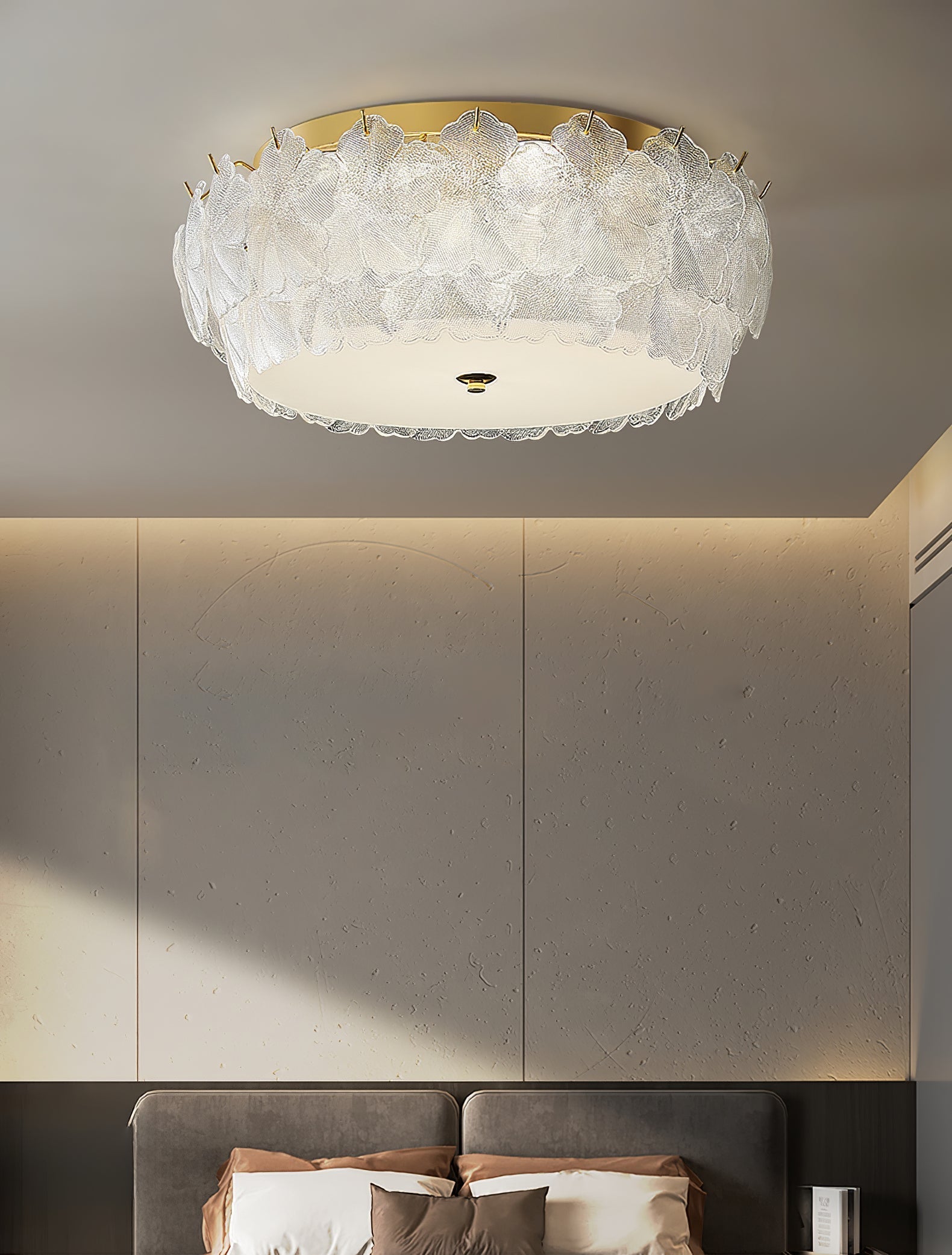 Otharis Blossom Cluster Glass Ceiling Light-Neutral Decor